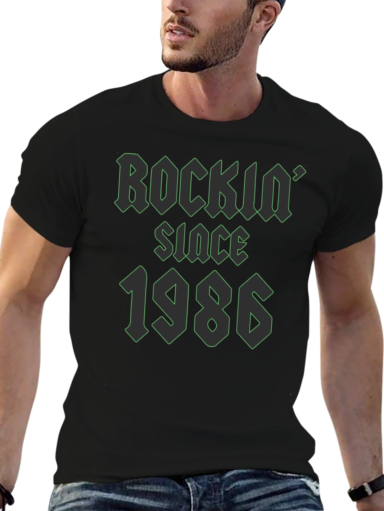 Rockin Since 1986 Black T-Shirt