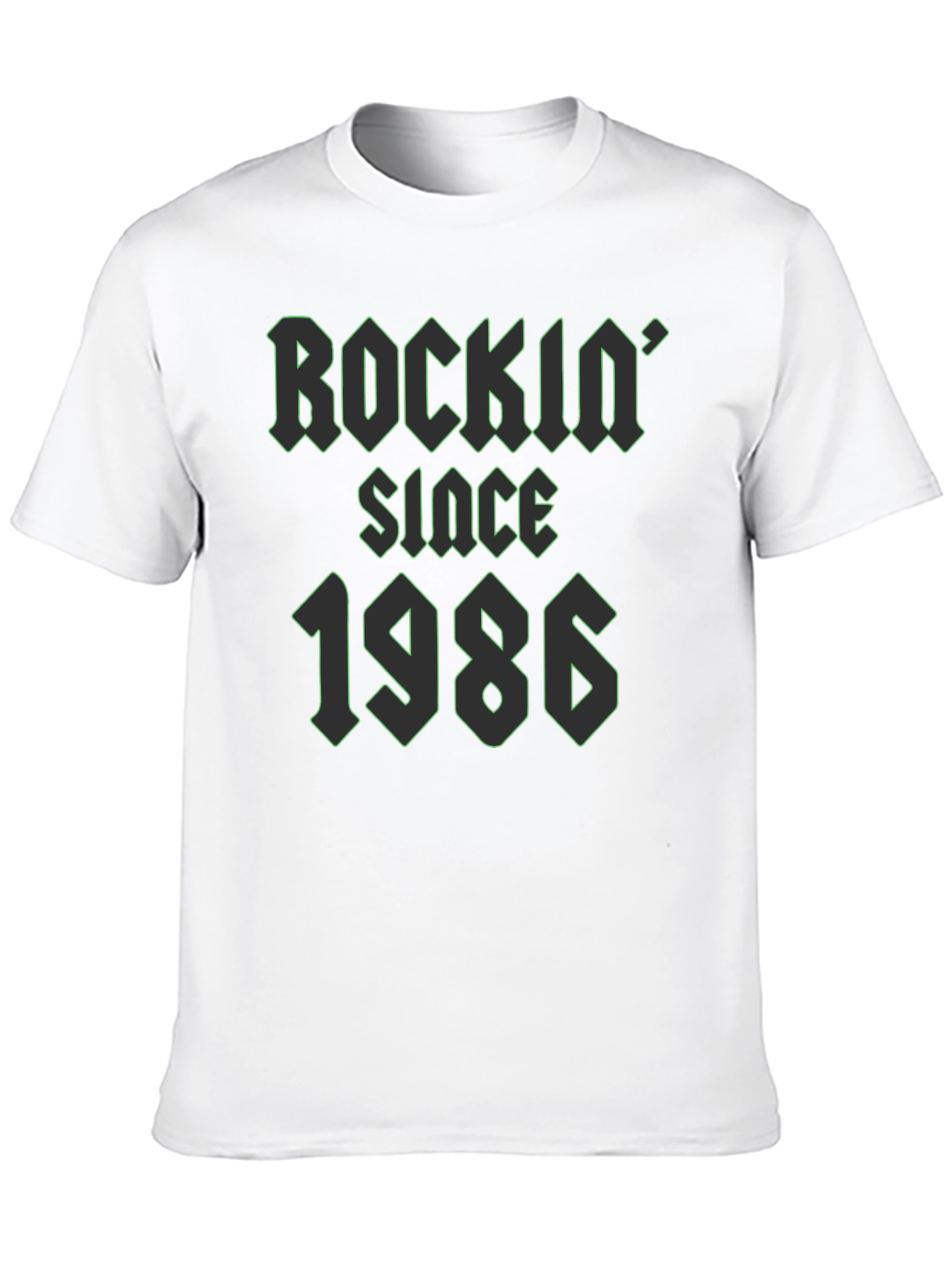 Rockin Since 1986 Black T-Shirt