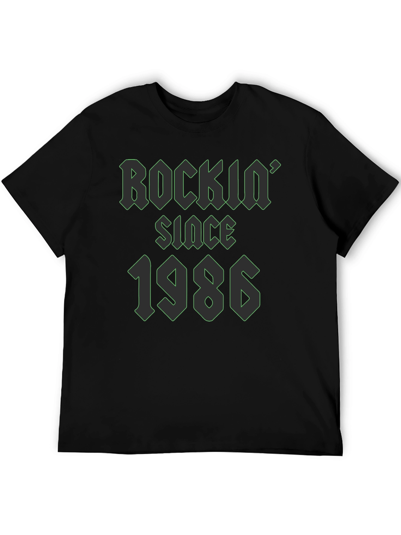 Rockin Since 1986 Black T-Shirt