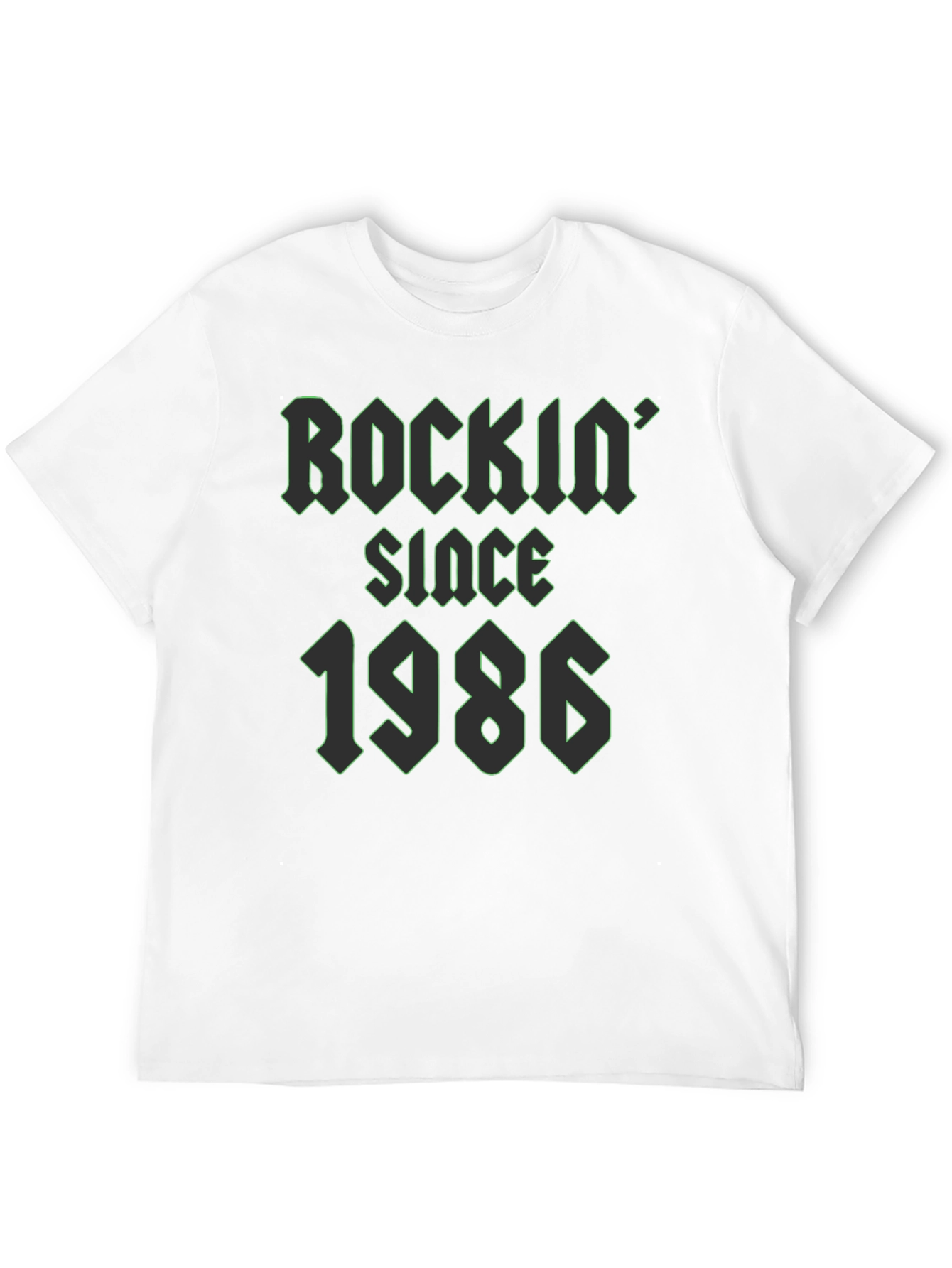 Rockin Since 1986 Black T-Shirt