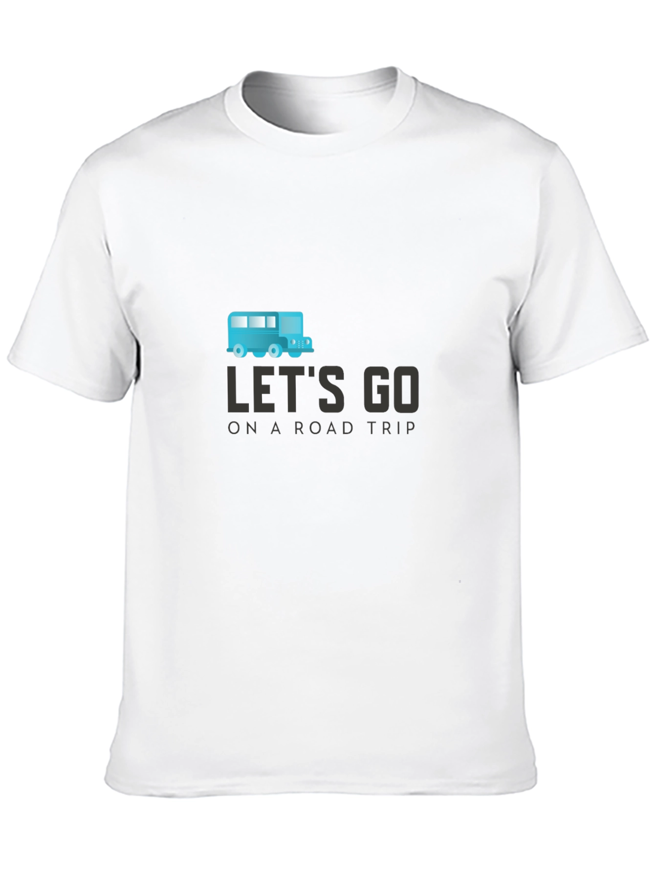 Lets Go Road Trip Graphic Tee - Black