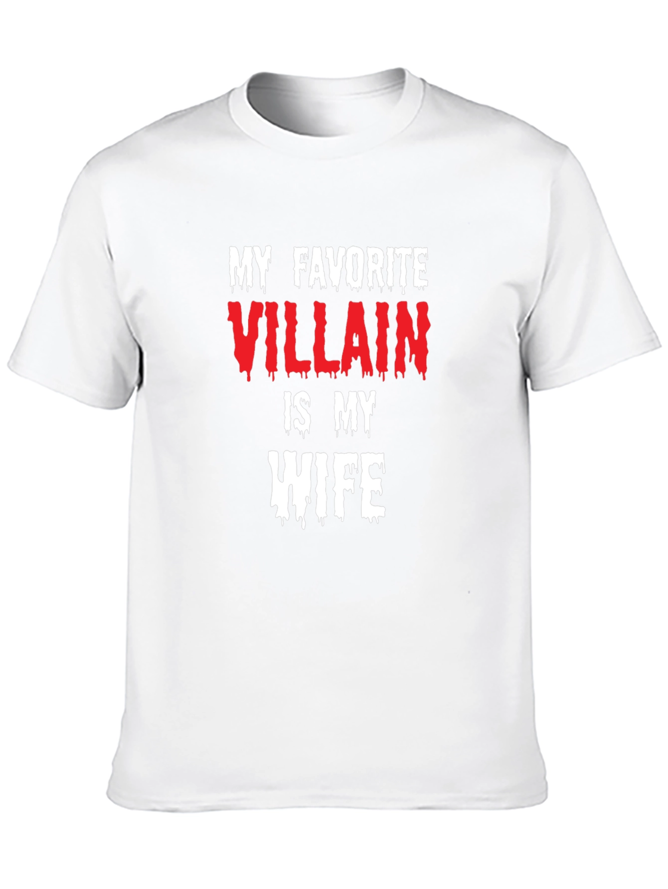 Funny My Wife My Favorite Villain T-Shirt