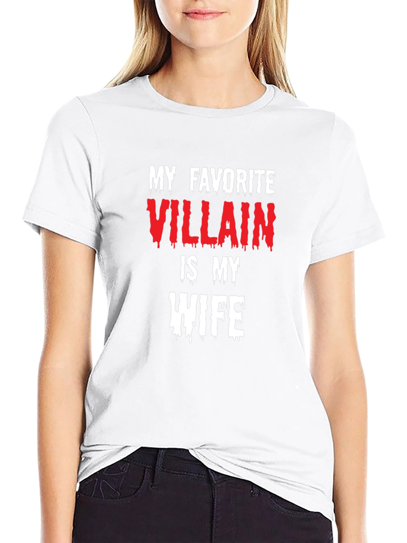 Funny My Wife My Favorite Villain T-Shirt