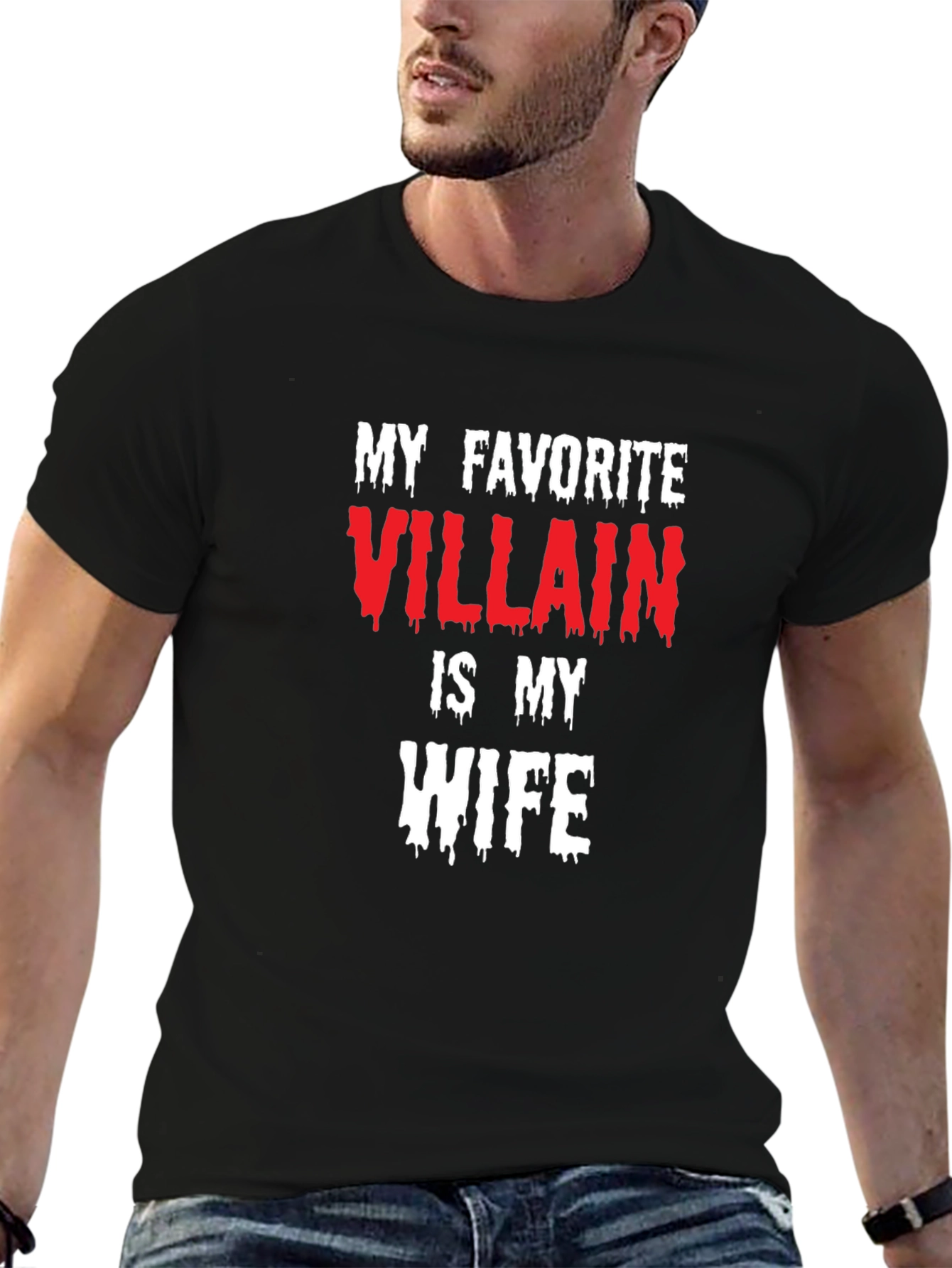 Funny My Wife My Favorite Villain T-Shirt