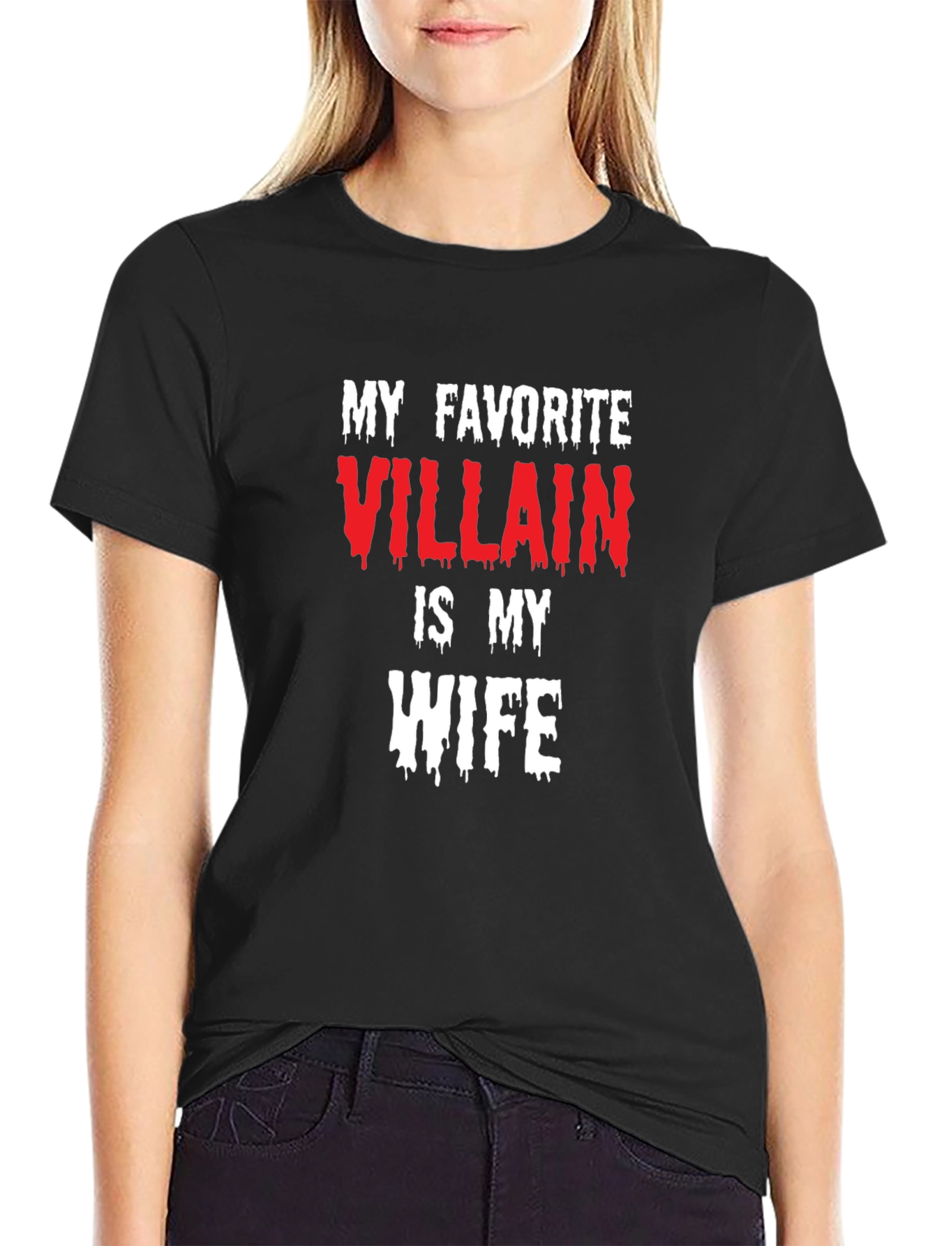 Funny My Wife My Favorite Villain T-Shirt