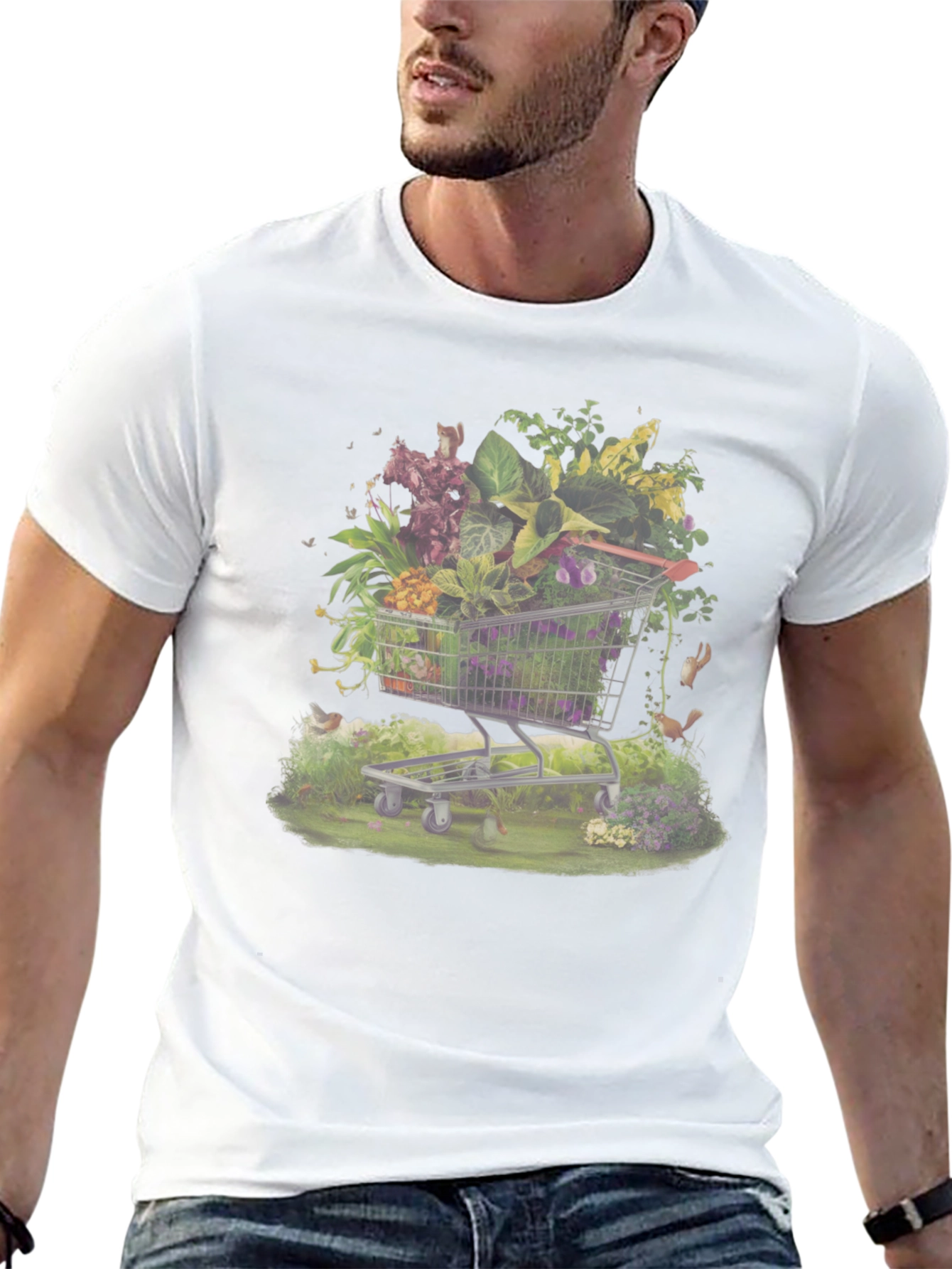 Nature Cart Black T-Shirt