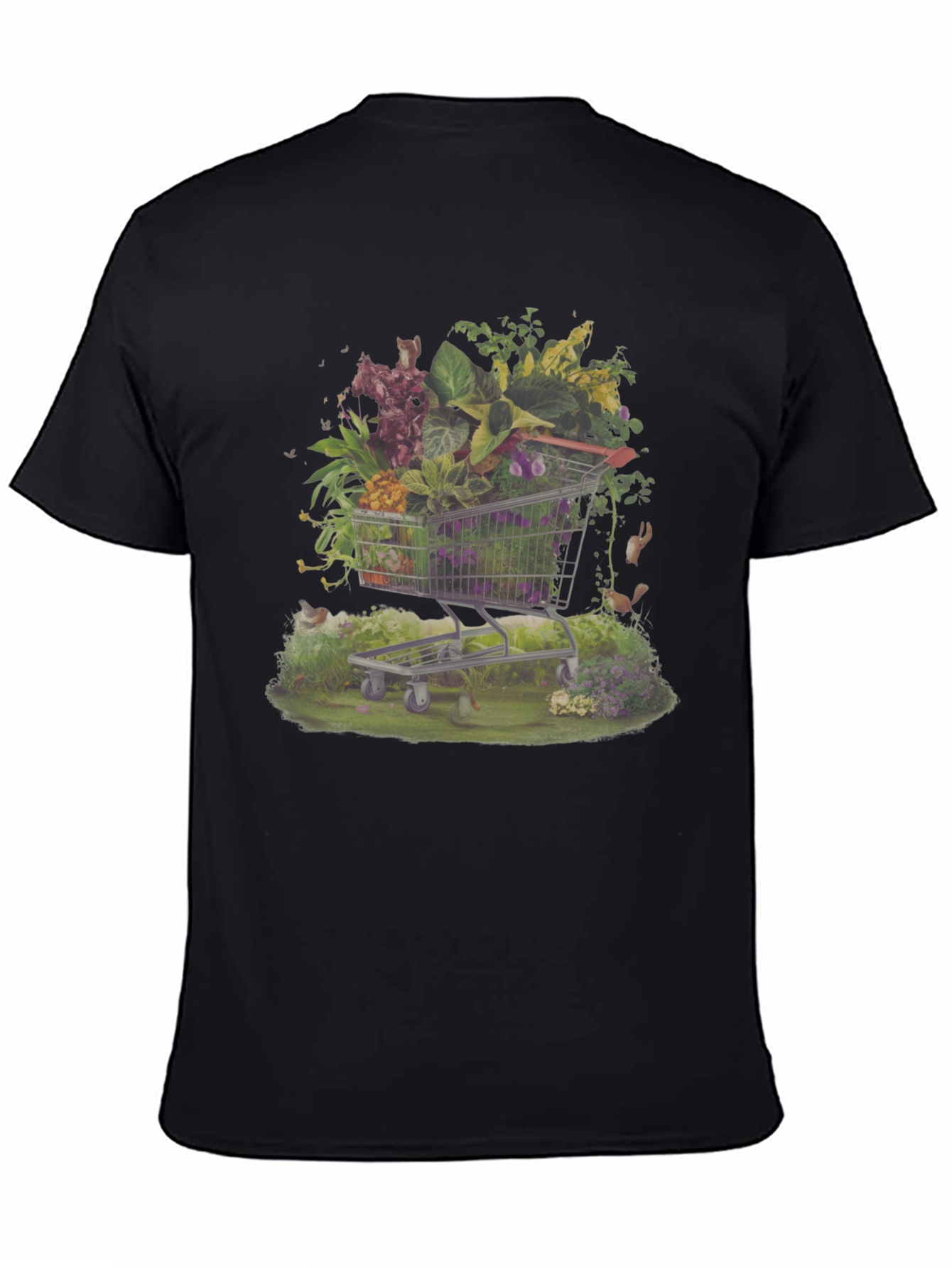 Nature Cart Black T-Shirt