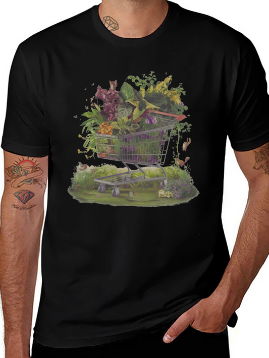 Nature Cart Black T-Shirt