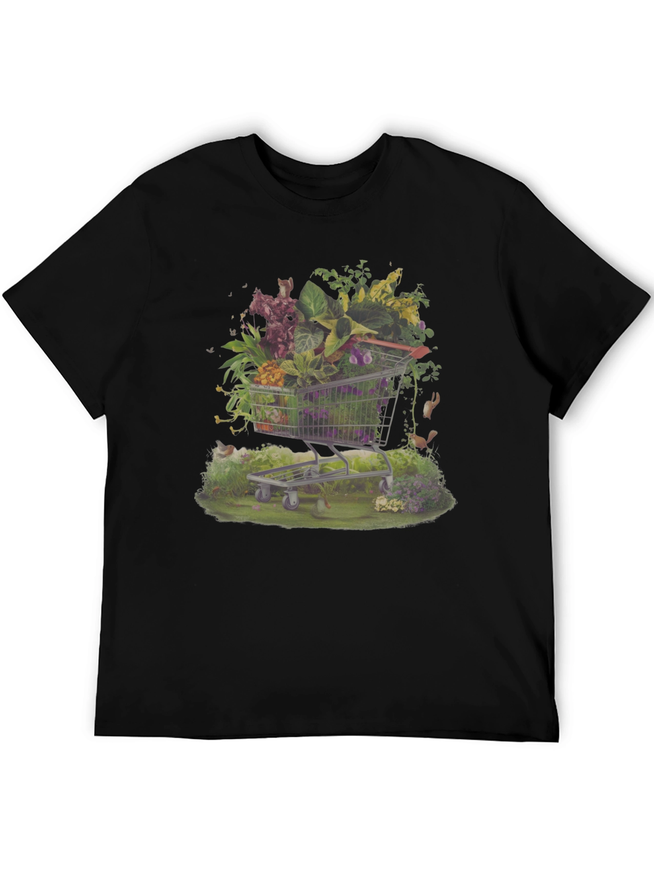 Nature Cart Black T-Shirt