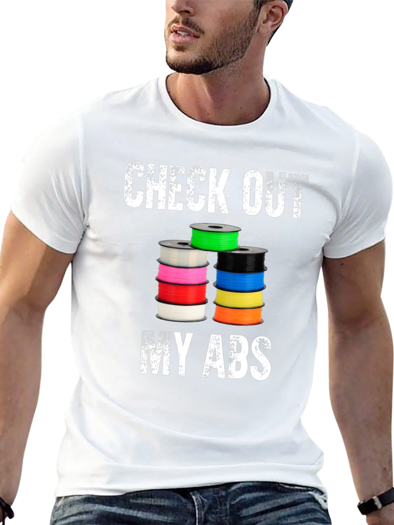 Check Out My ABS 3D Printer Filament Black T-Shirt