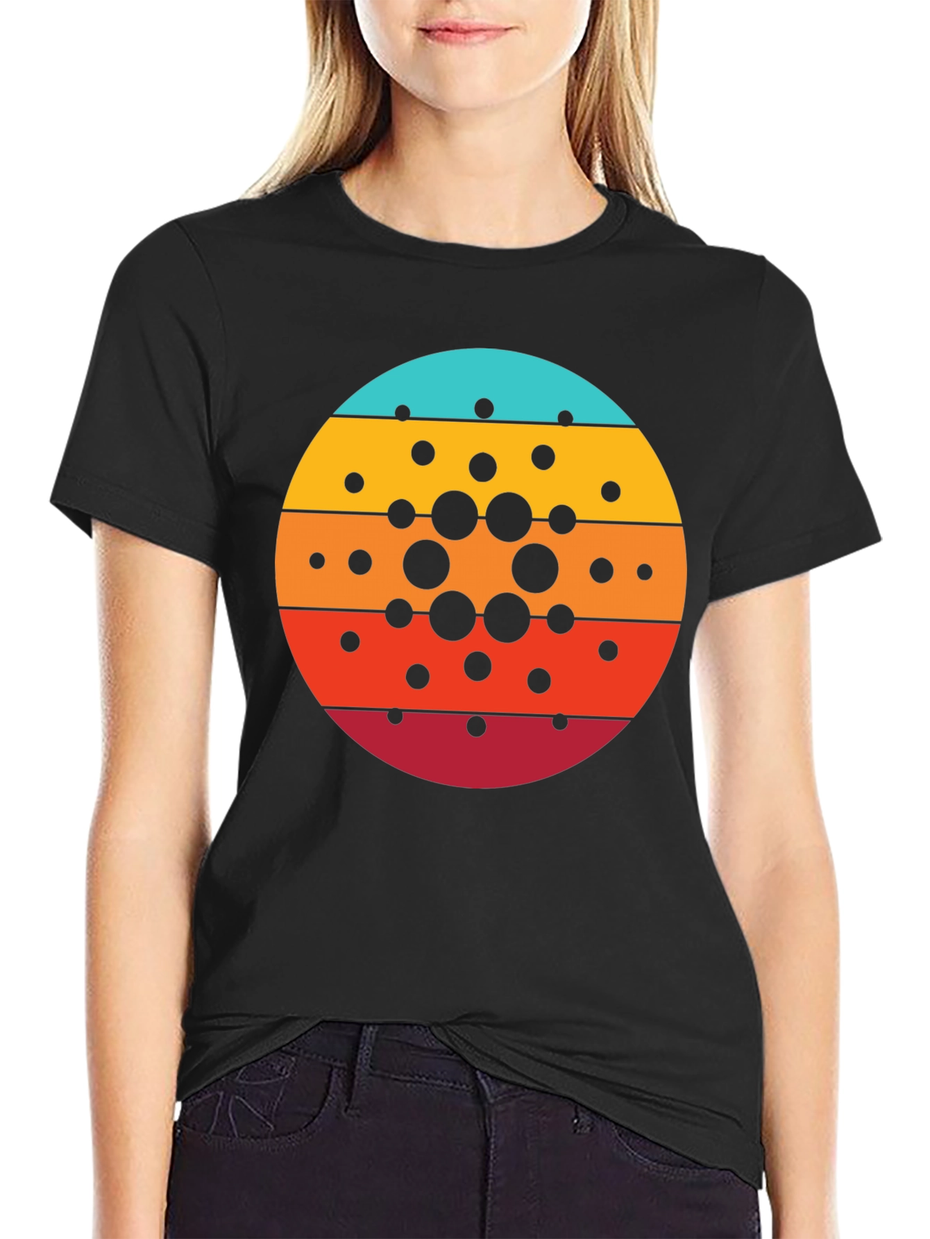 Retro Cardano ADA Crypto T-Shirt