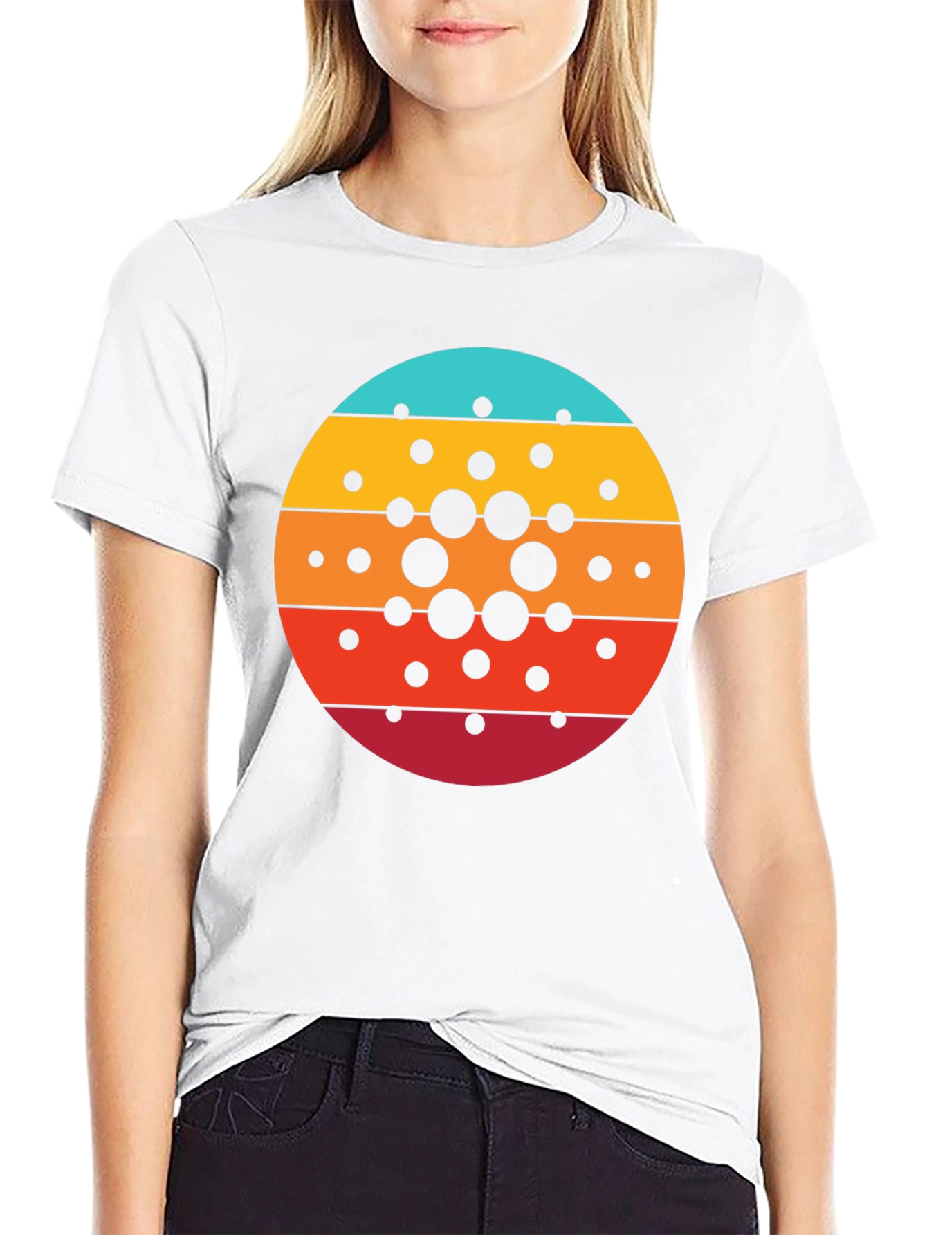 Retro Cardano ADA Crypto T-Shirt