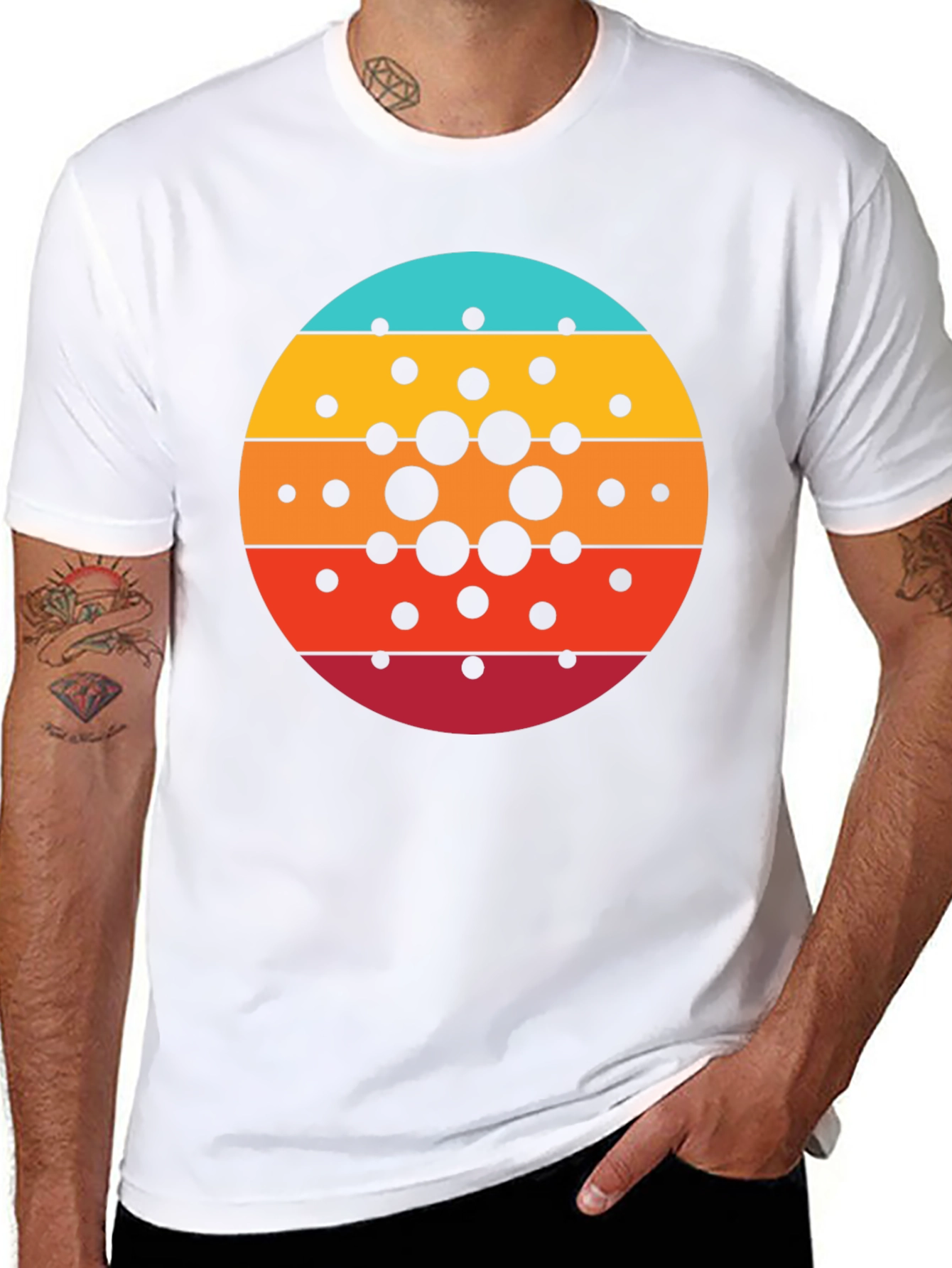 Retro Cardano ADA Crypto T-Shirt