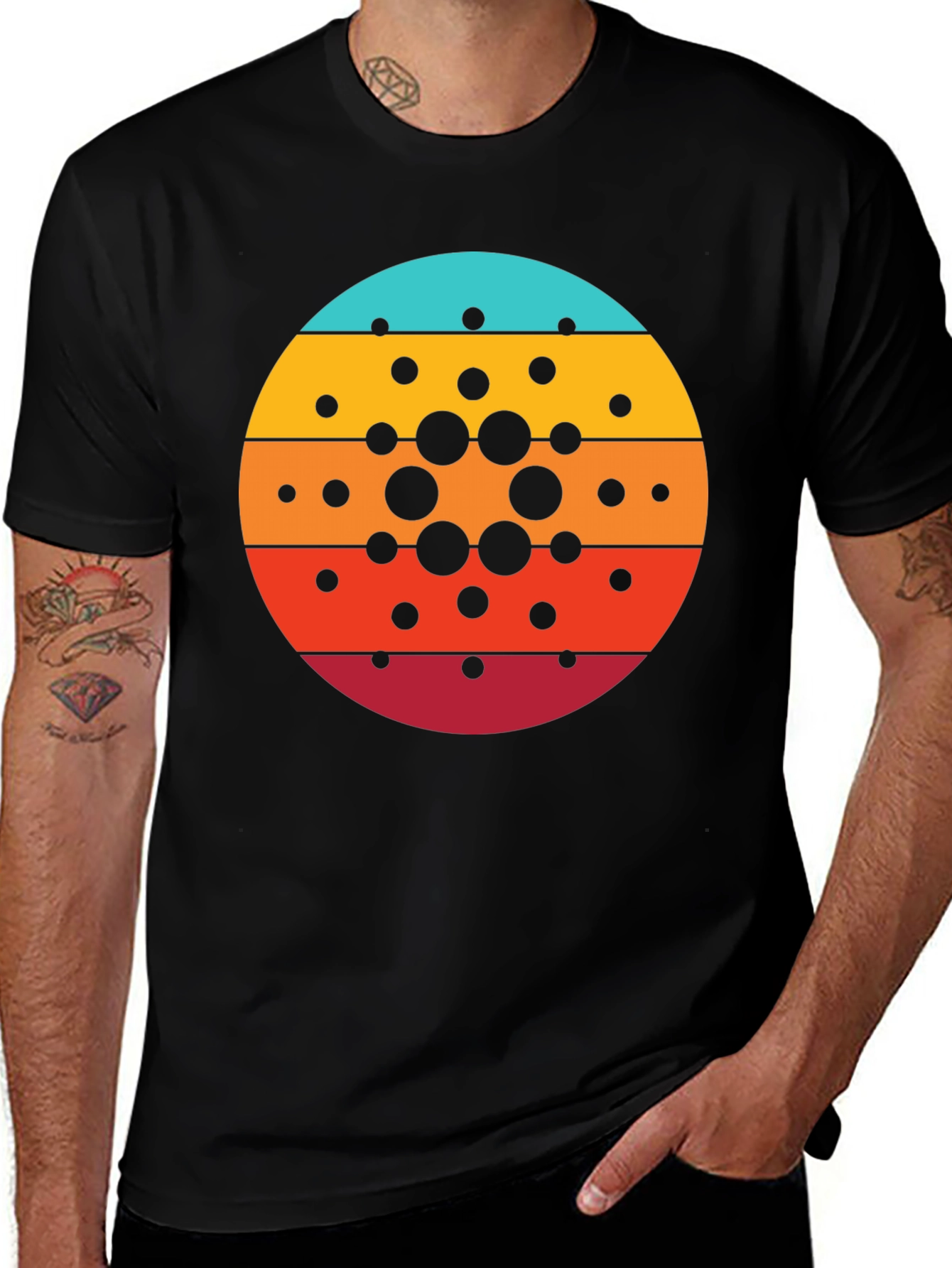 Retro Cardano ADA Crypto T-Shirt