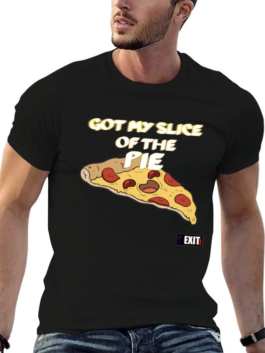 Slice of the Pie Graphic Tee - Black