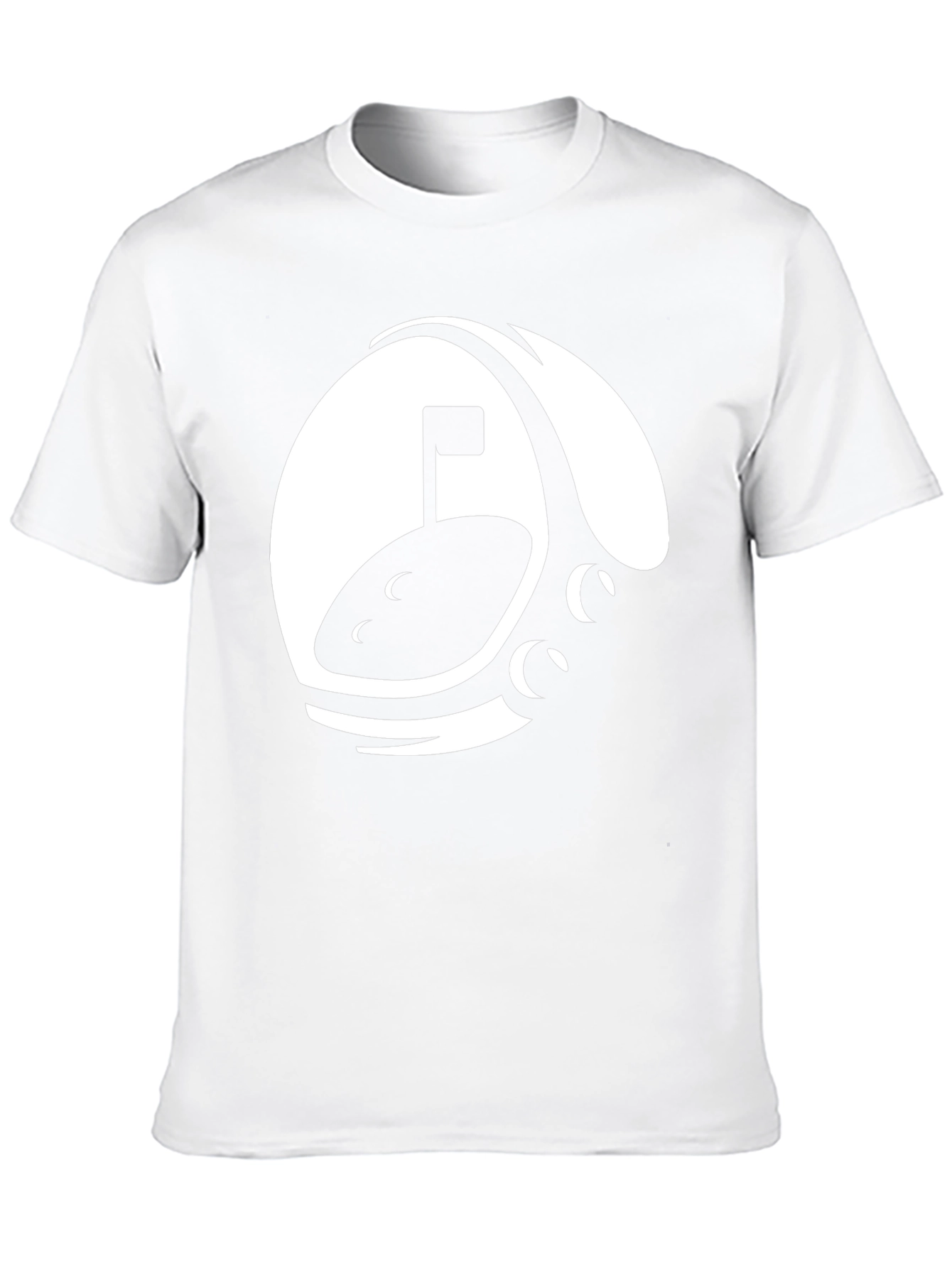 Abstract Golf Scene Graphic Tee - Black