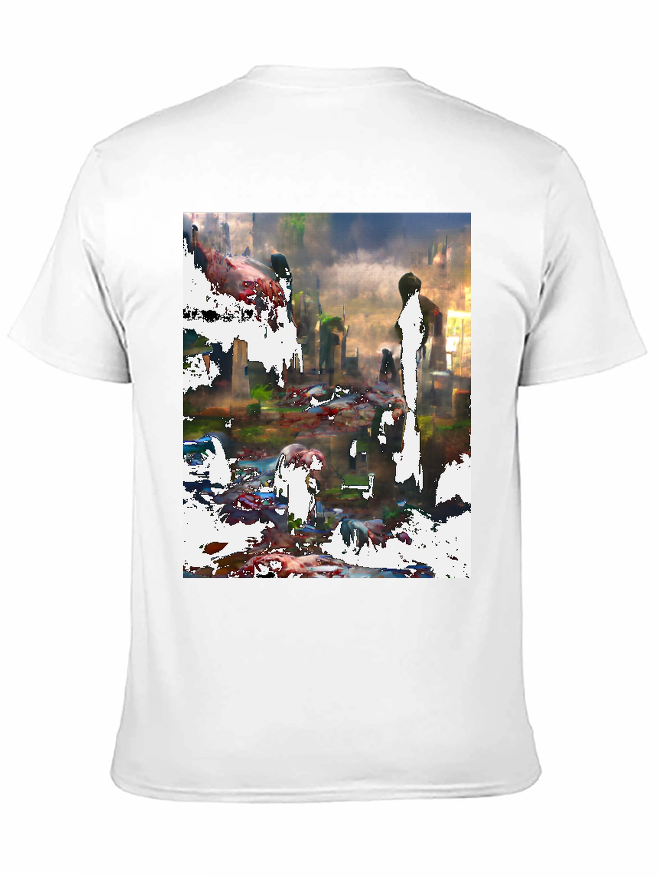 Abstract Cityscape Graphic Tee