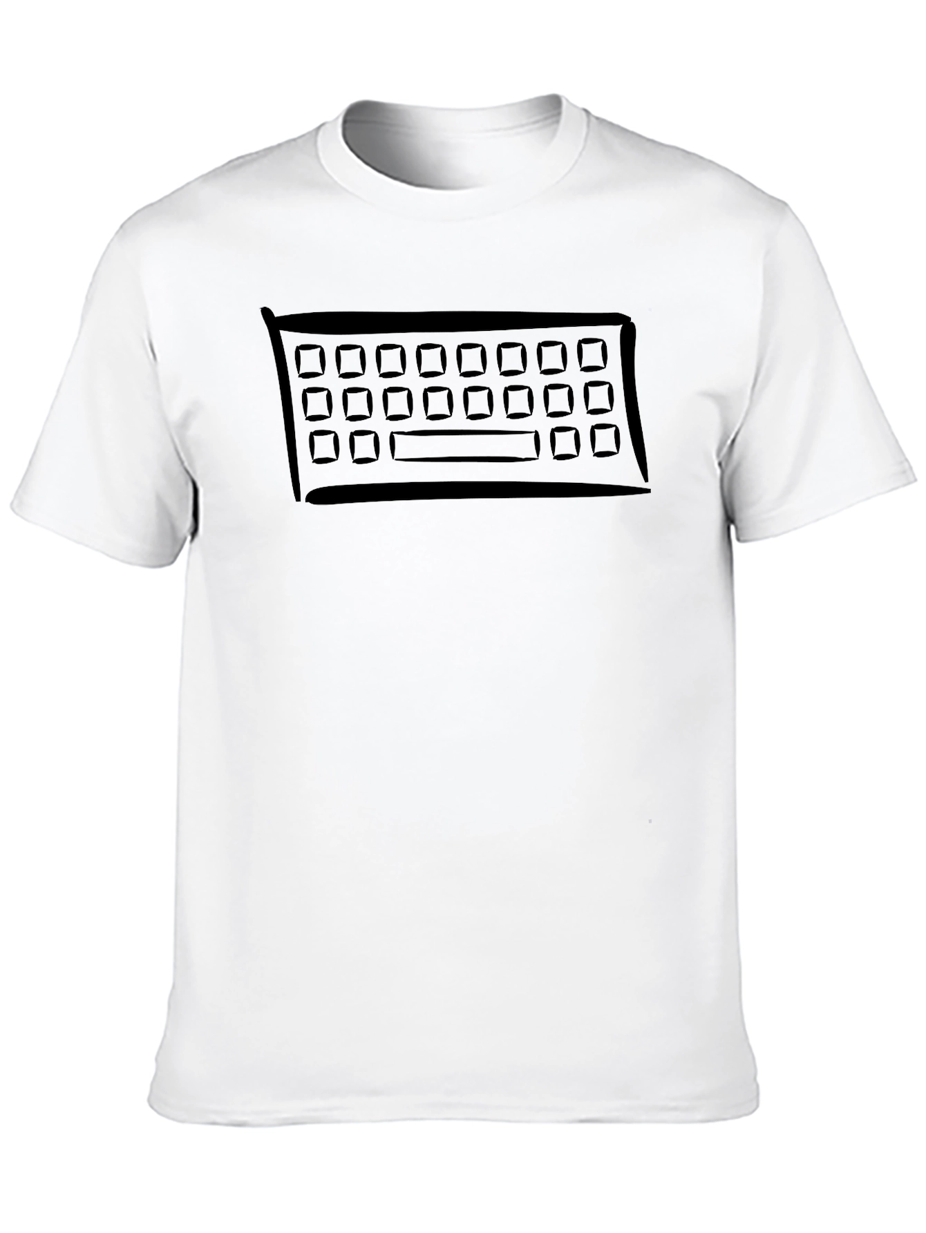 Keyboard T-Shirt - Retro Tech Design