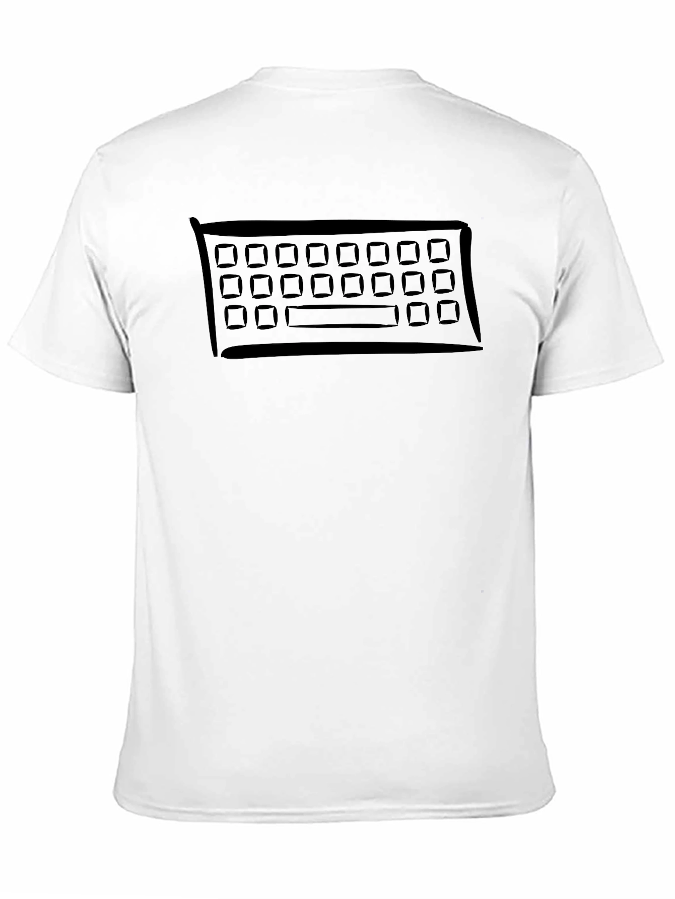 Keyboard T-Shirt - Retro Tech Design
