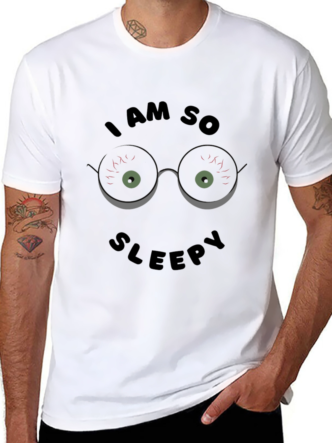 I Am So Sleepy T-Shirt Funny Graphic Novelty Top