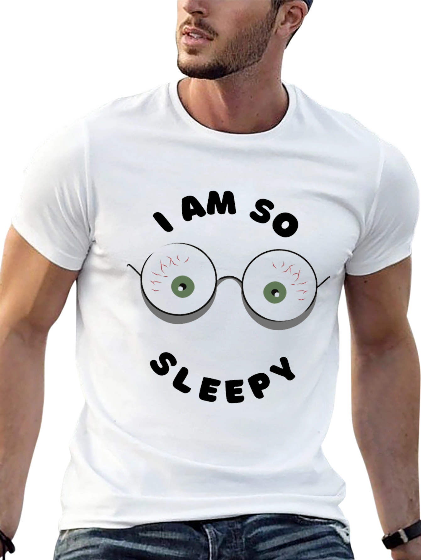 I Am So Sleepy T-Shirt Funny Graphic Novelty Top