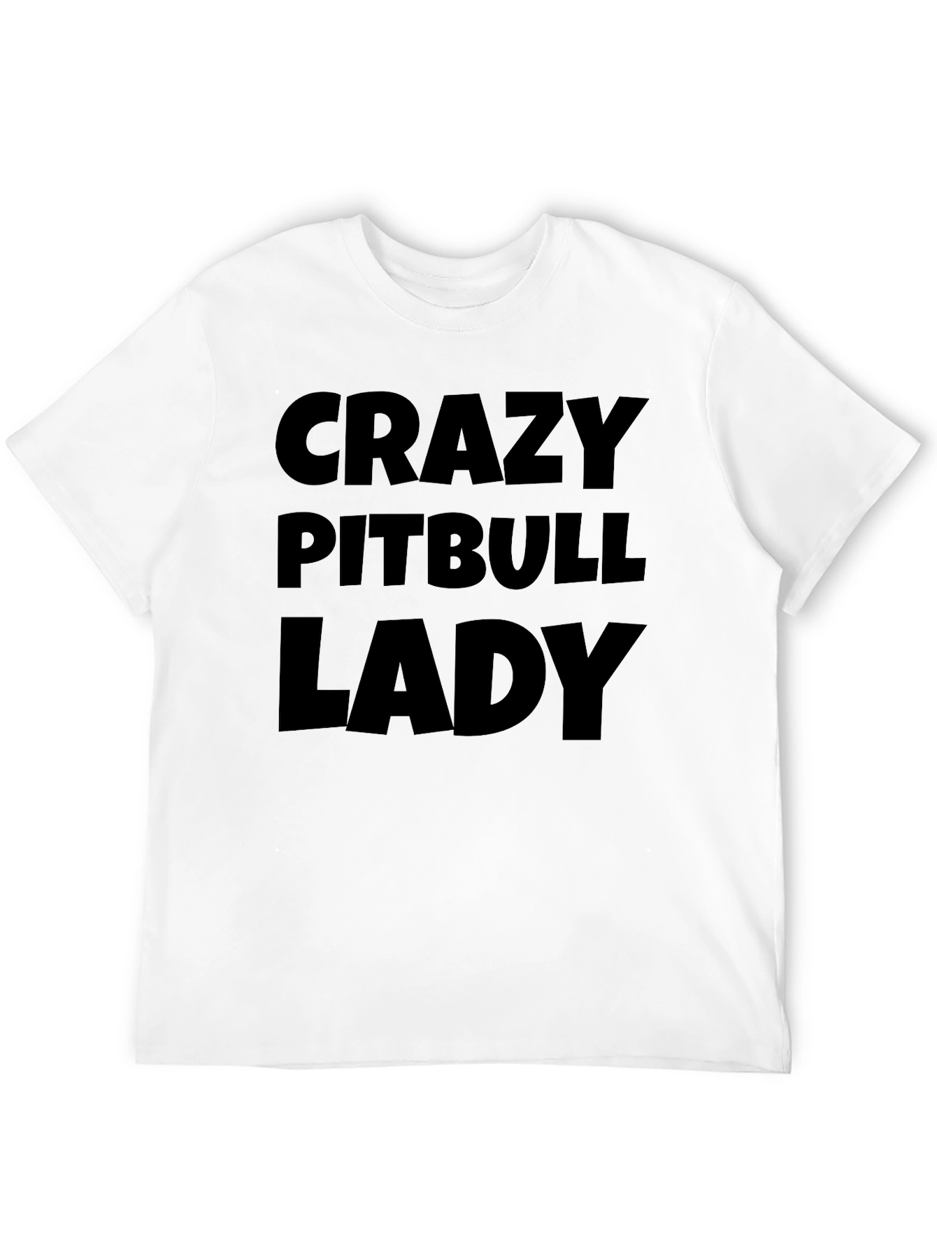 Crazy Pitbull Lady T-Shirt