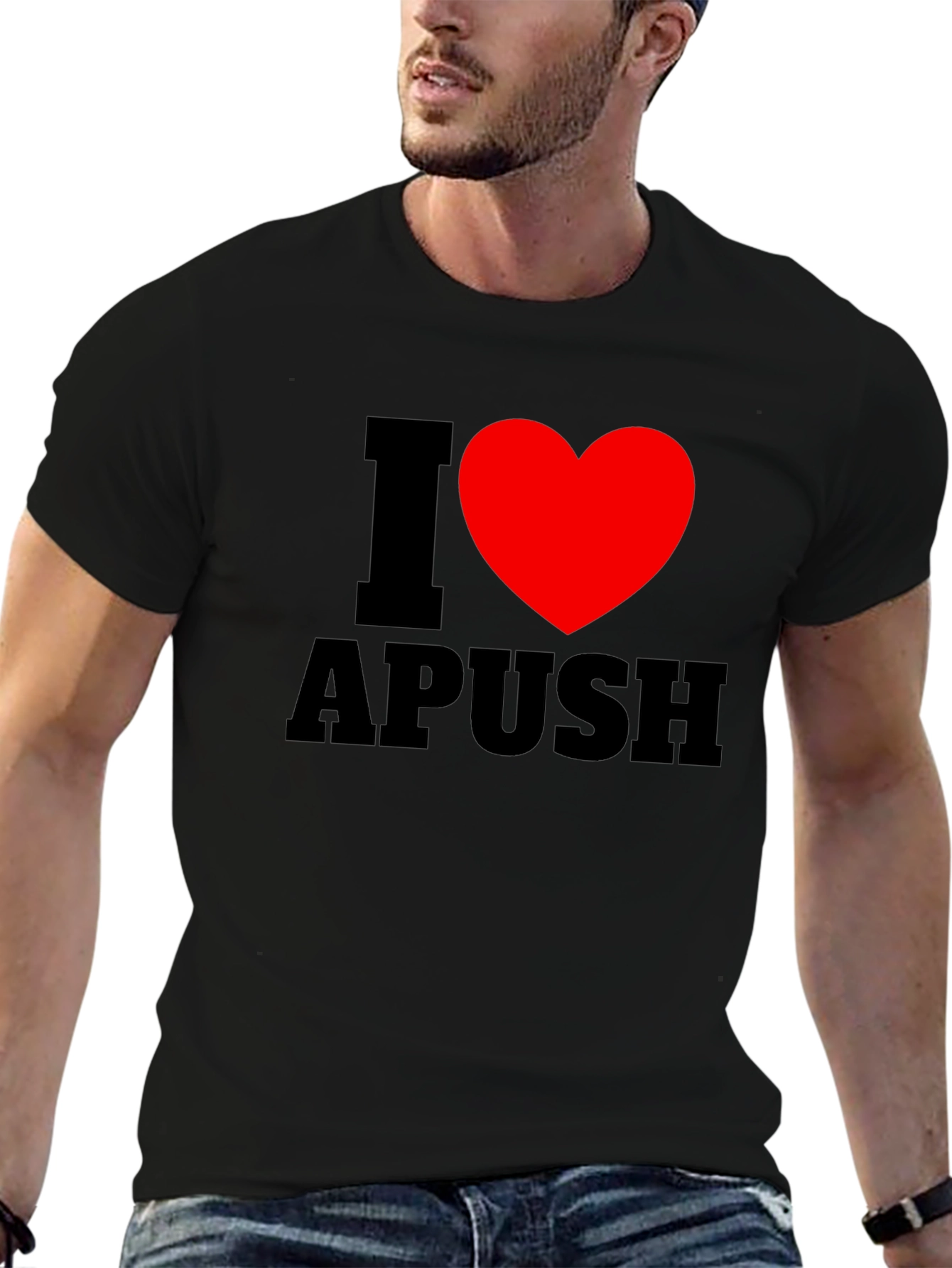 I Heart APUSH Black T-Shirt