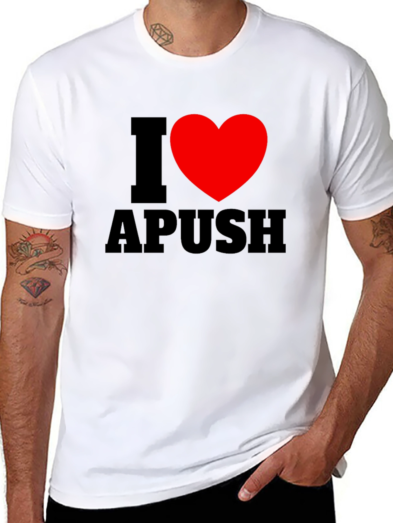 I Heart APUSH Black T-Shirt
