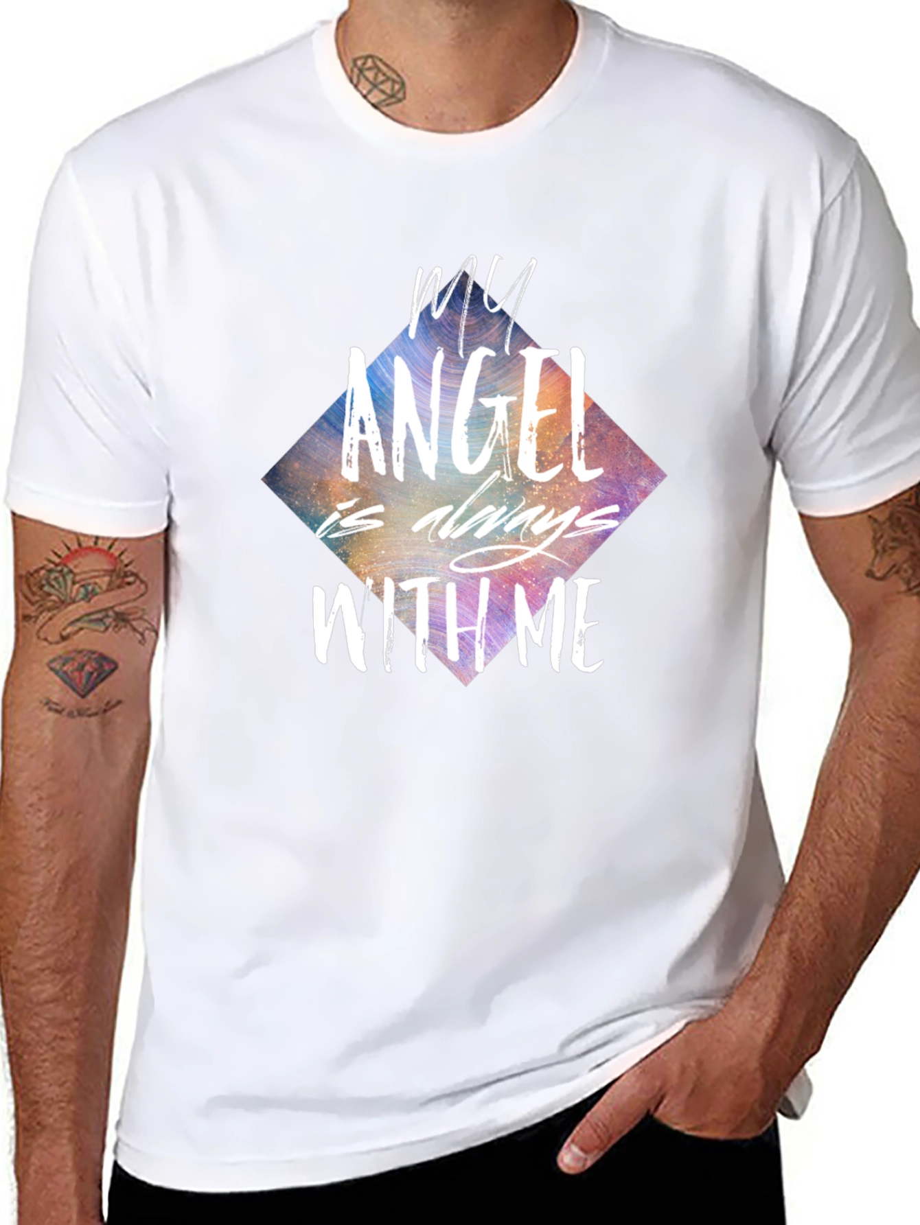 My Angel Is Always With Me Graphic Tee