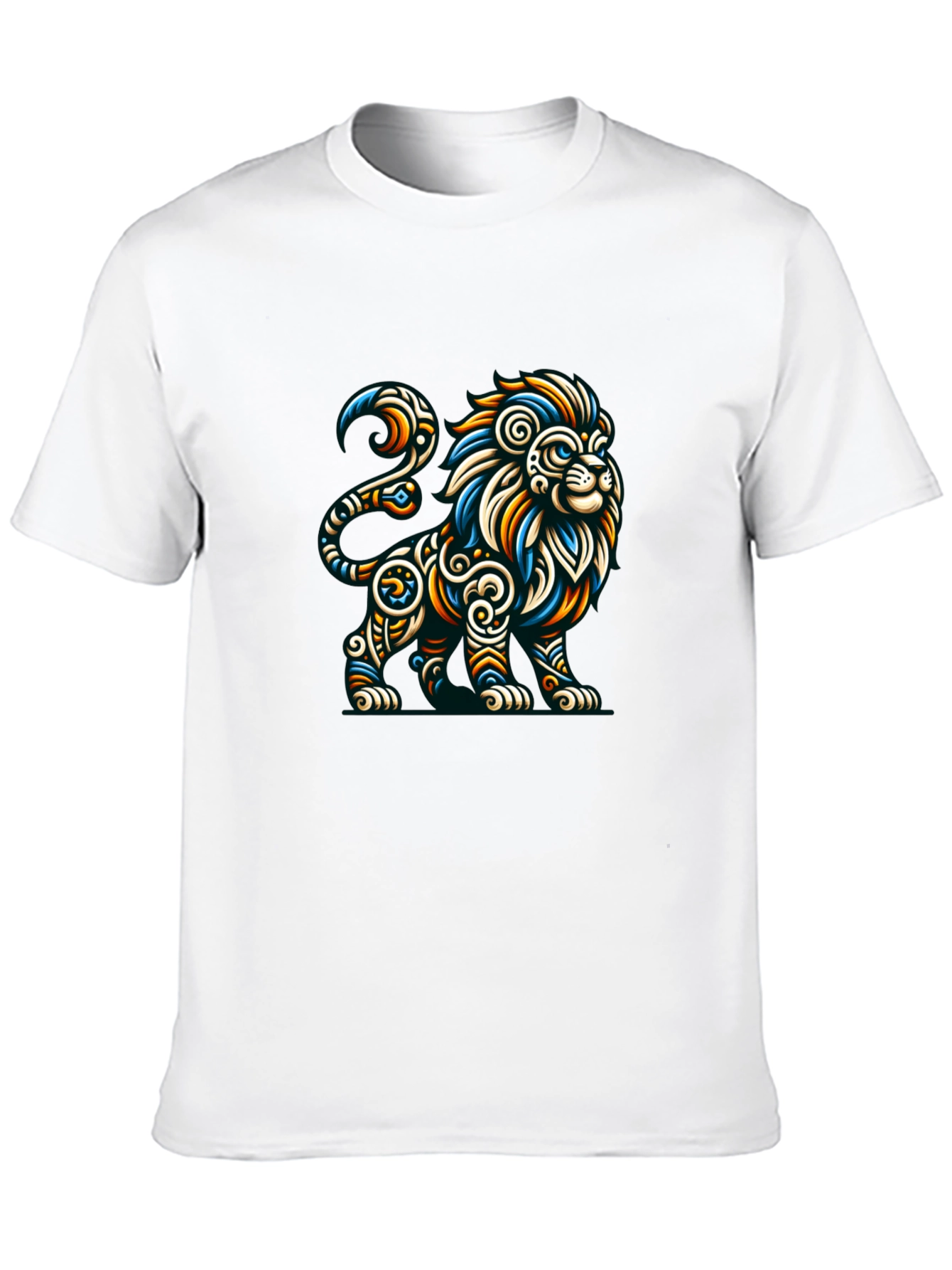 Lion Graphic Tee - Mens Black T-Shirt