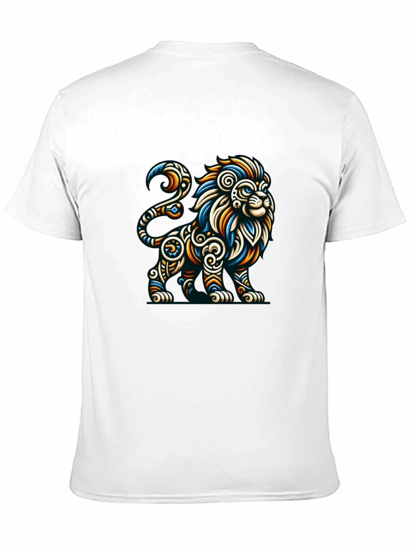 Lion Graphic Tee - Mens Black T-Shirt