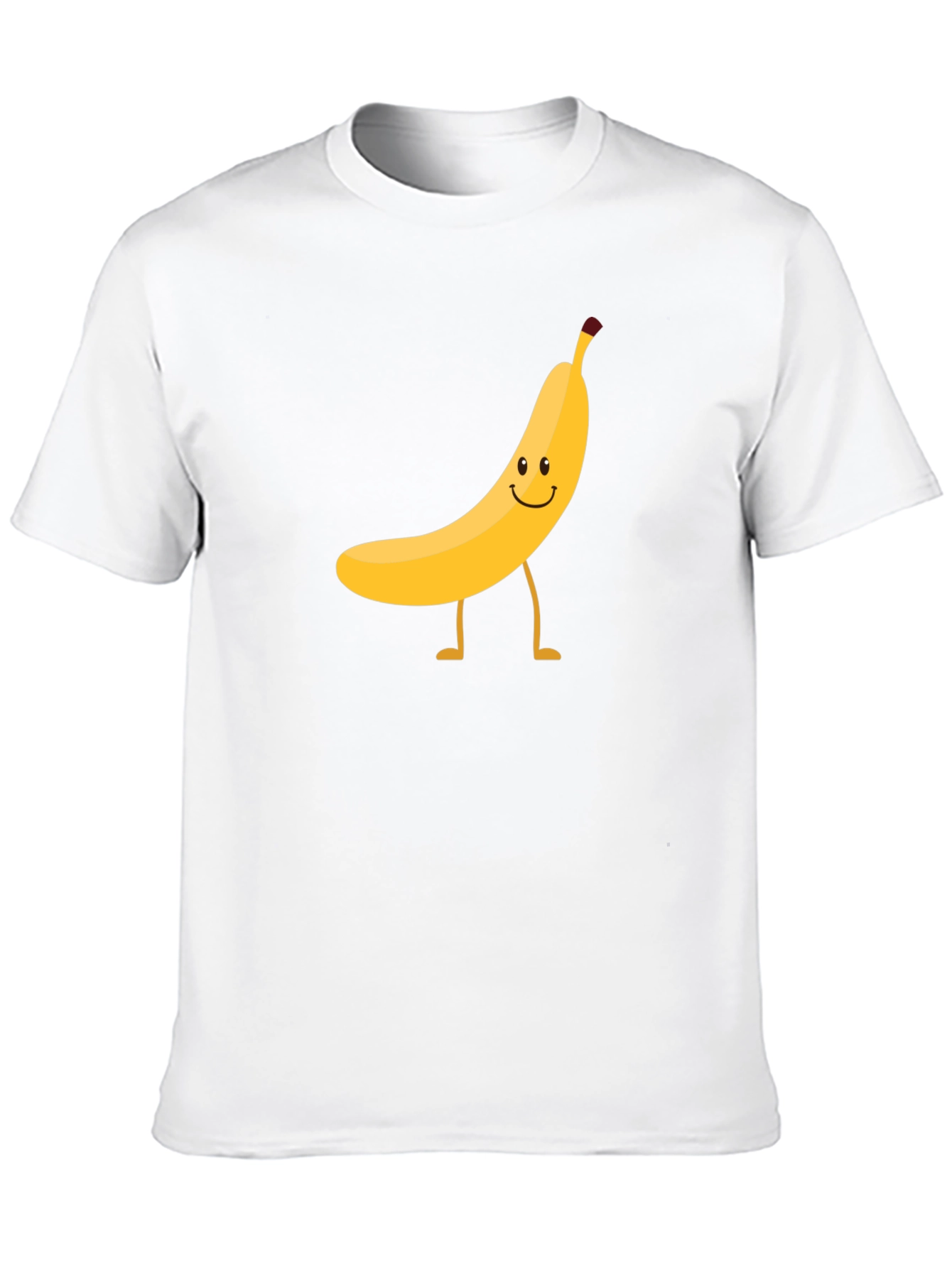 Funny Banana Graphic Tee - Black Cotton T-Shirt