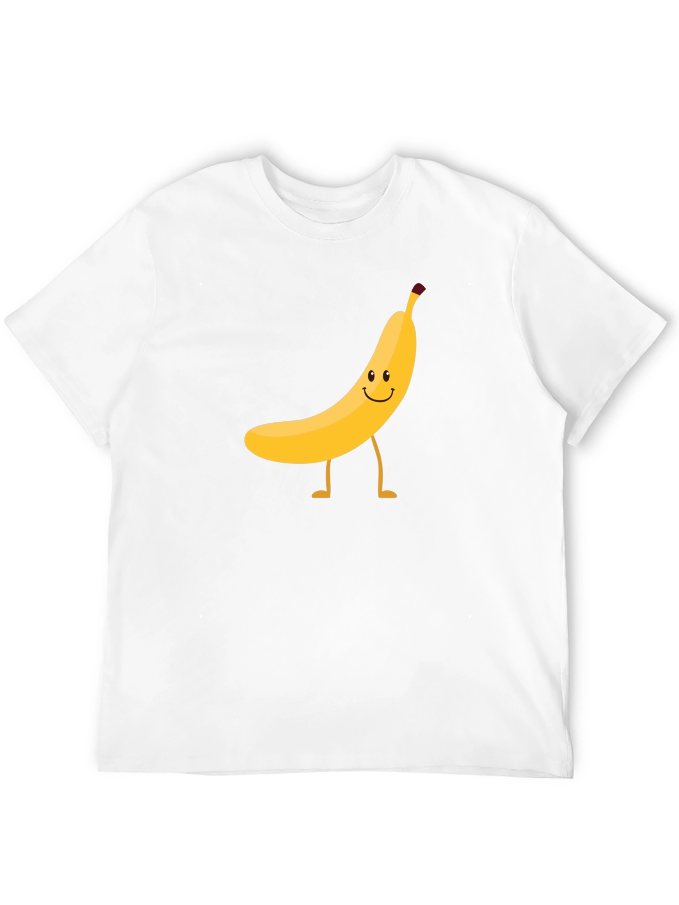 Funny Banana Graphic Tee - Black Cotton T-Shirt