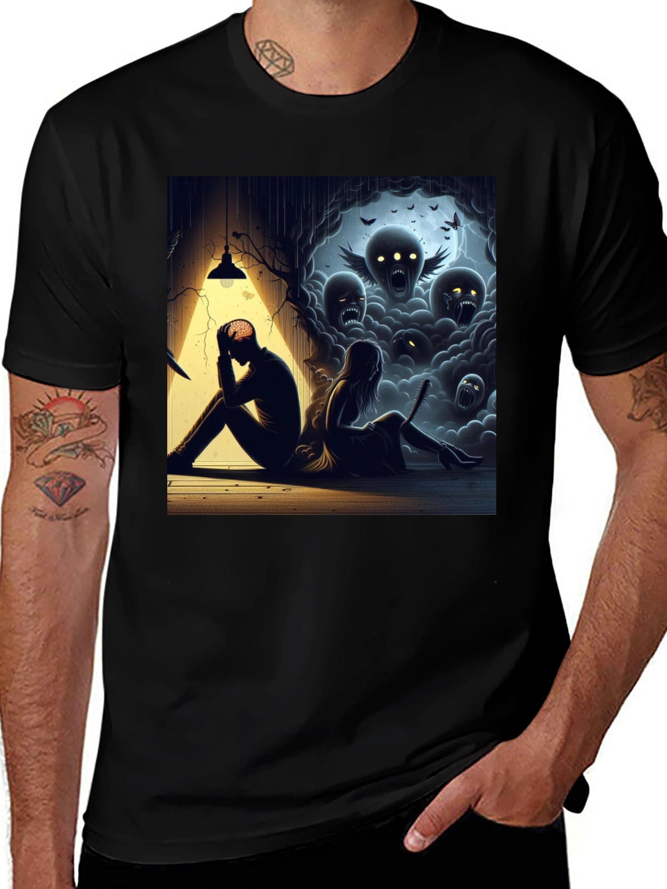 Dark Dreams T-Shirt - Unisex Graphic Tee