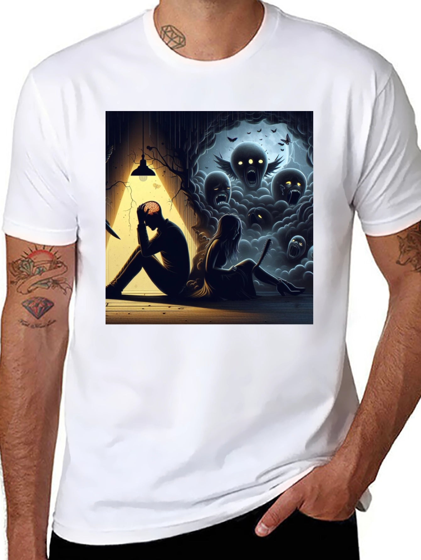 Dark Dreams T-Shirt - Unisex Graphic Tee