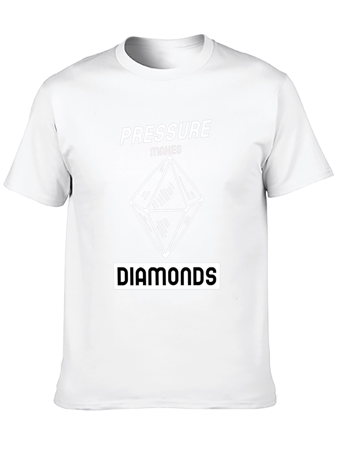 Pressure Makes Diamonds Graphic T-Shirt - Black