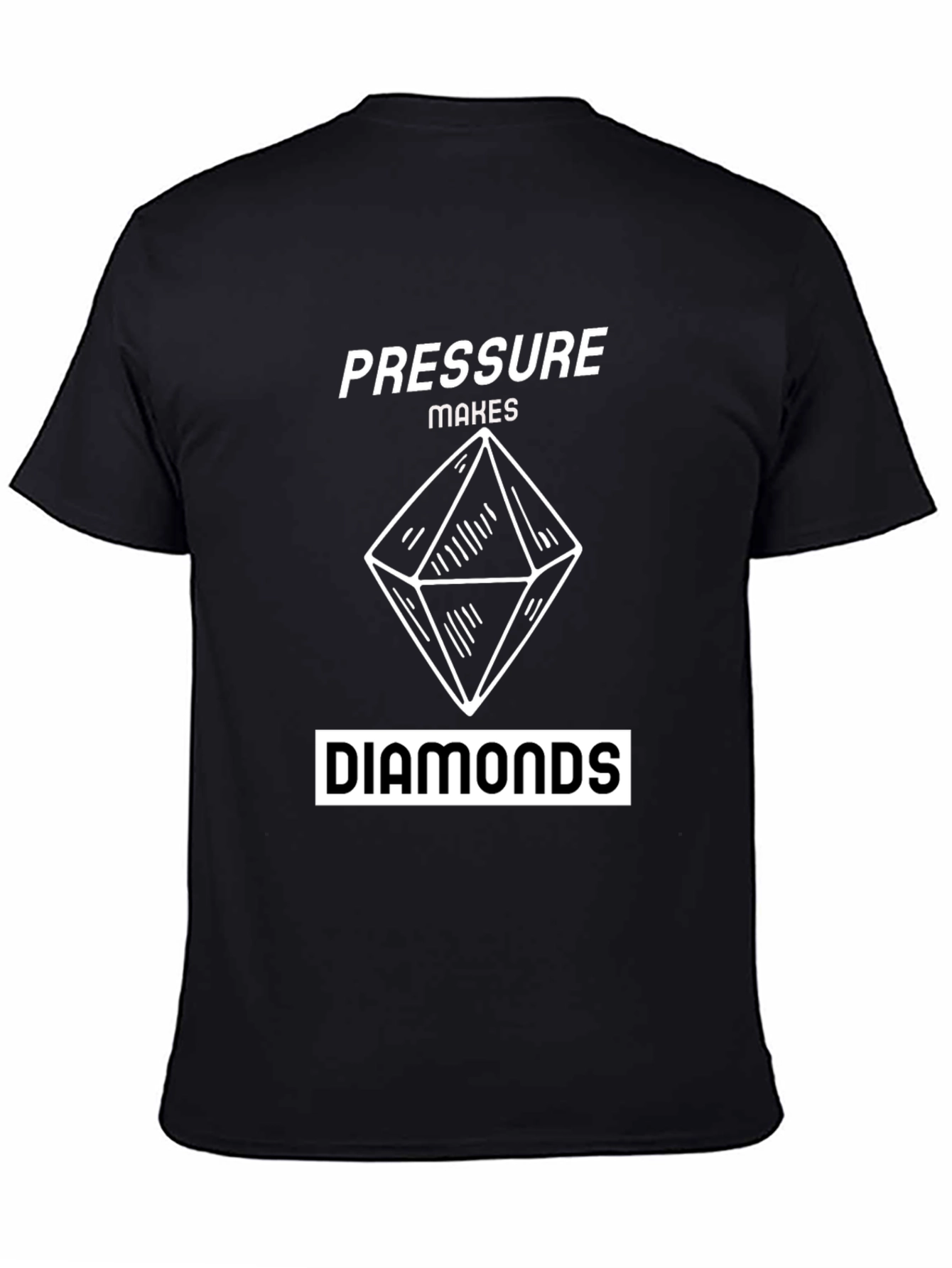 Pressure Makes Diamonds Graphic T-Shirt - Black