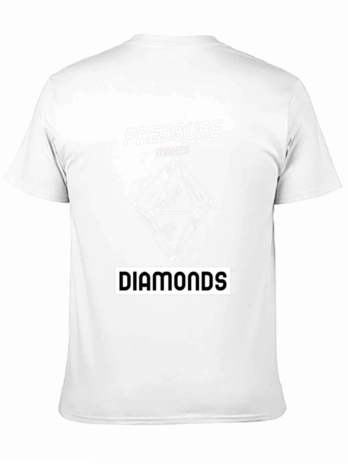 Pressure Makes Diamonds Graphic T-Shirt - Black