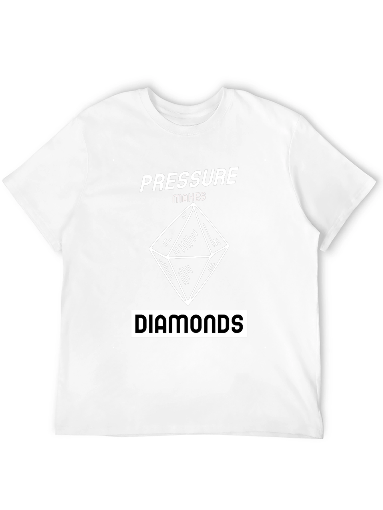 Pressure Makes Diamonds Graphic T-Shirt - Black