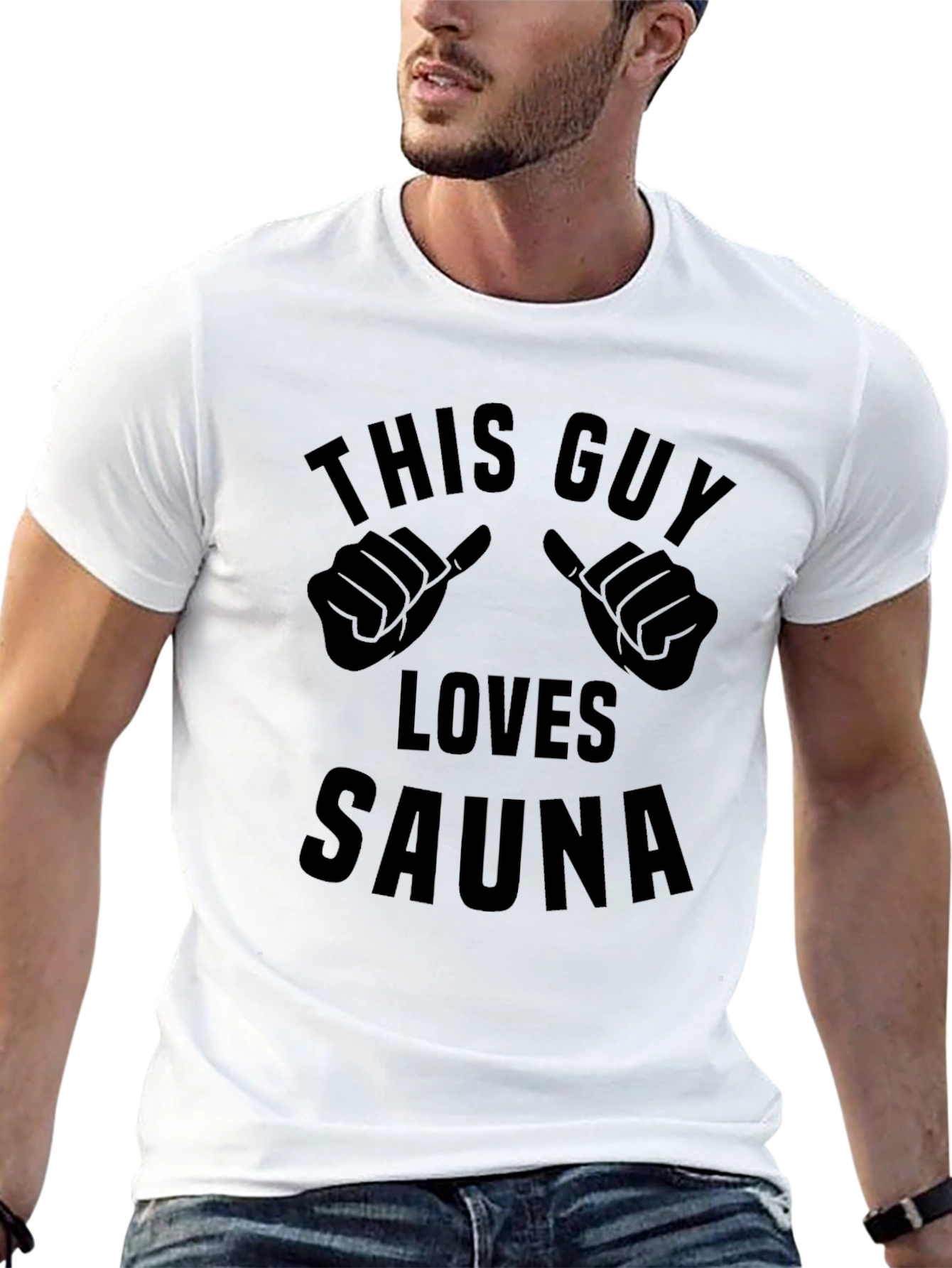 This Guy Loves Sauna Graphic Tee