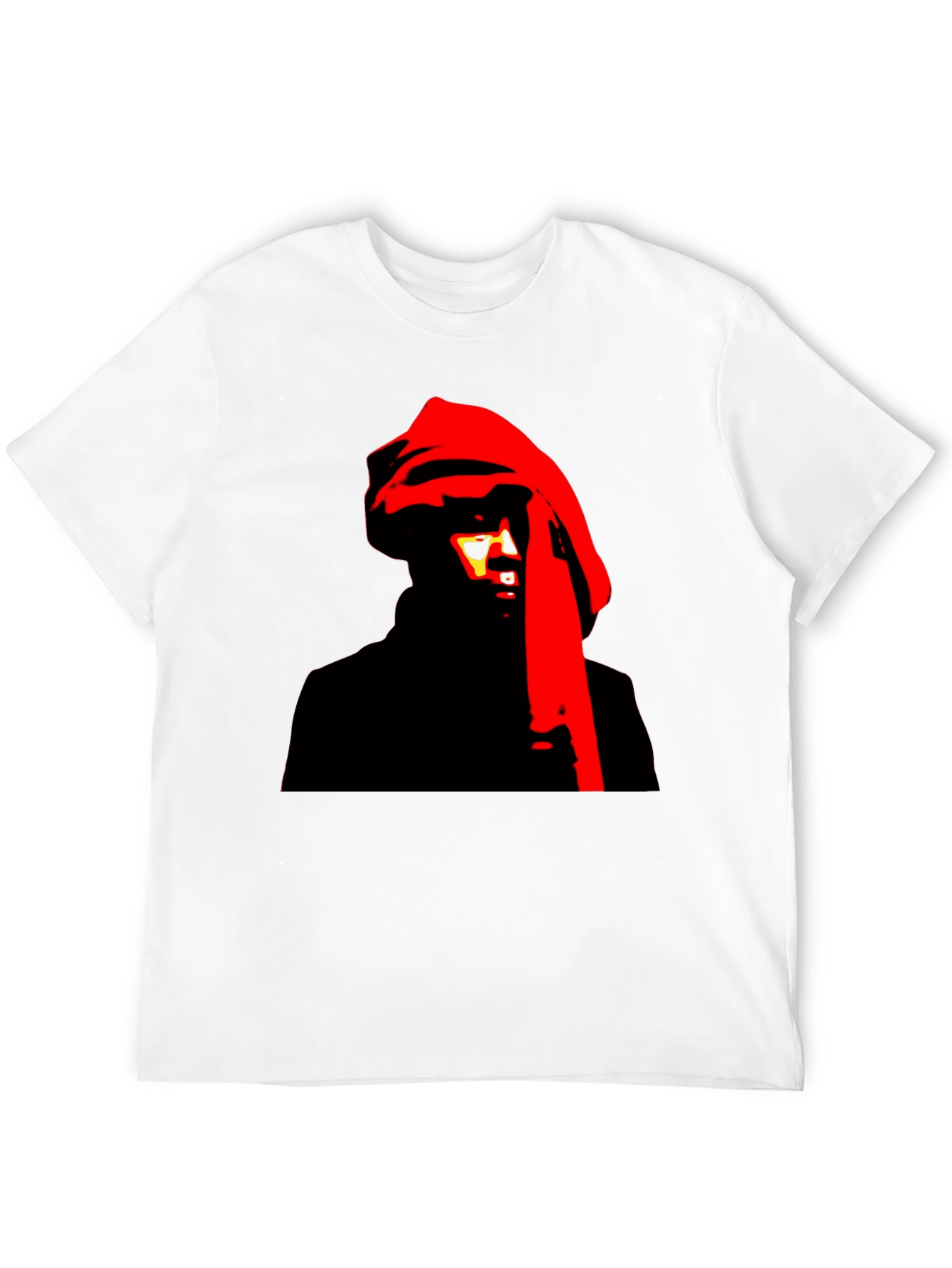 Mystic Graphic Tee - Red and Black Design