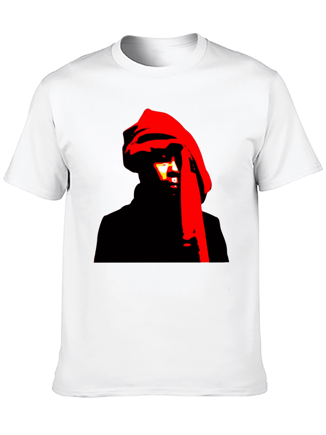 Mystic Graphic Tee - Red and Black Design