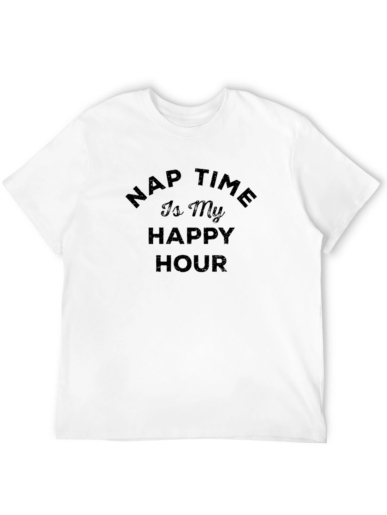 Nap Time Is My Happy Hour Graphic Tee