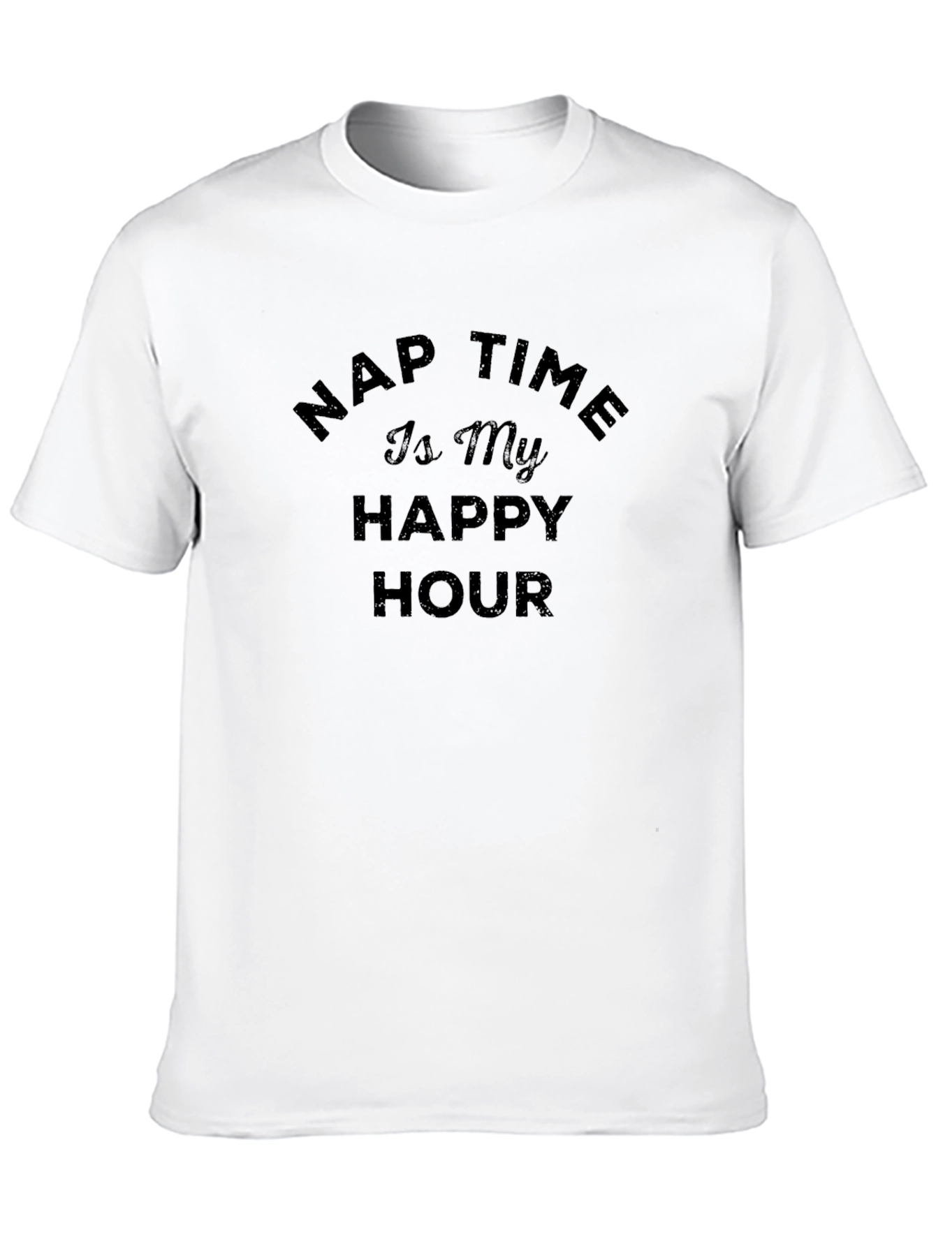 Nap Time Is My Happy Hour Graphic Tee