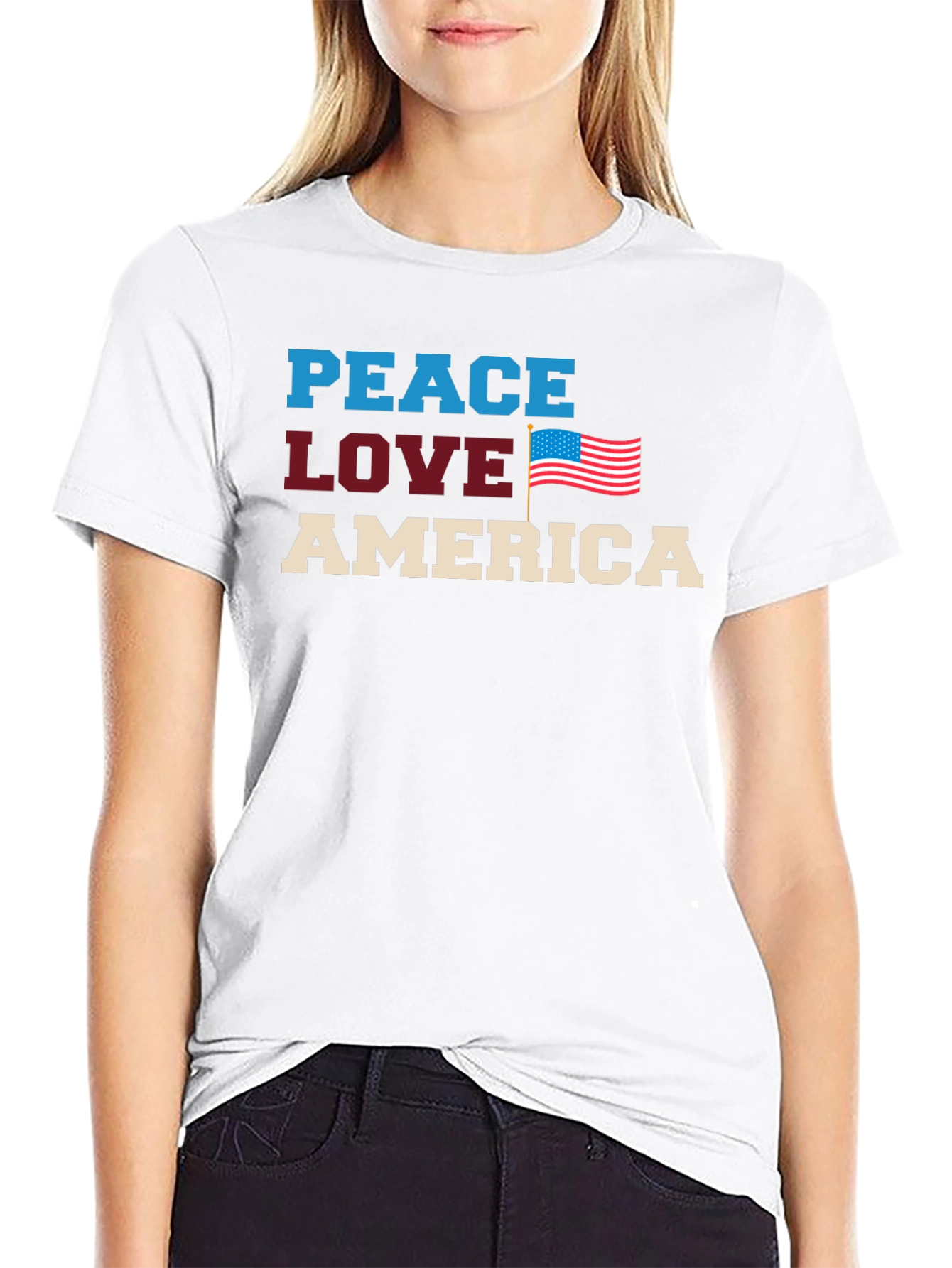 Peace Love America T-Shirt