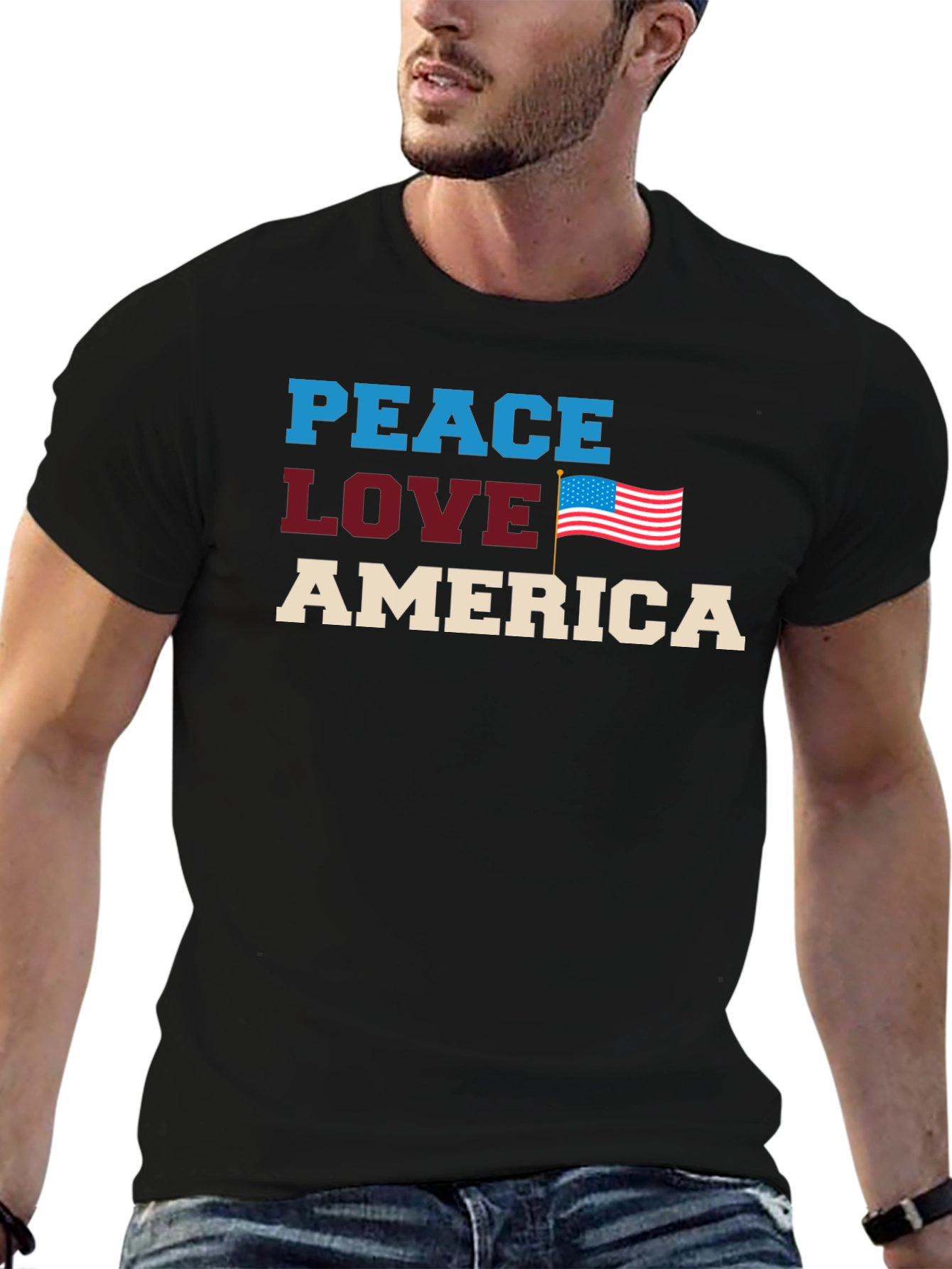 Peace Love America T-Shirt