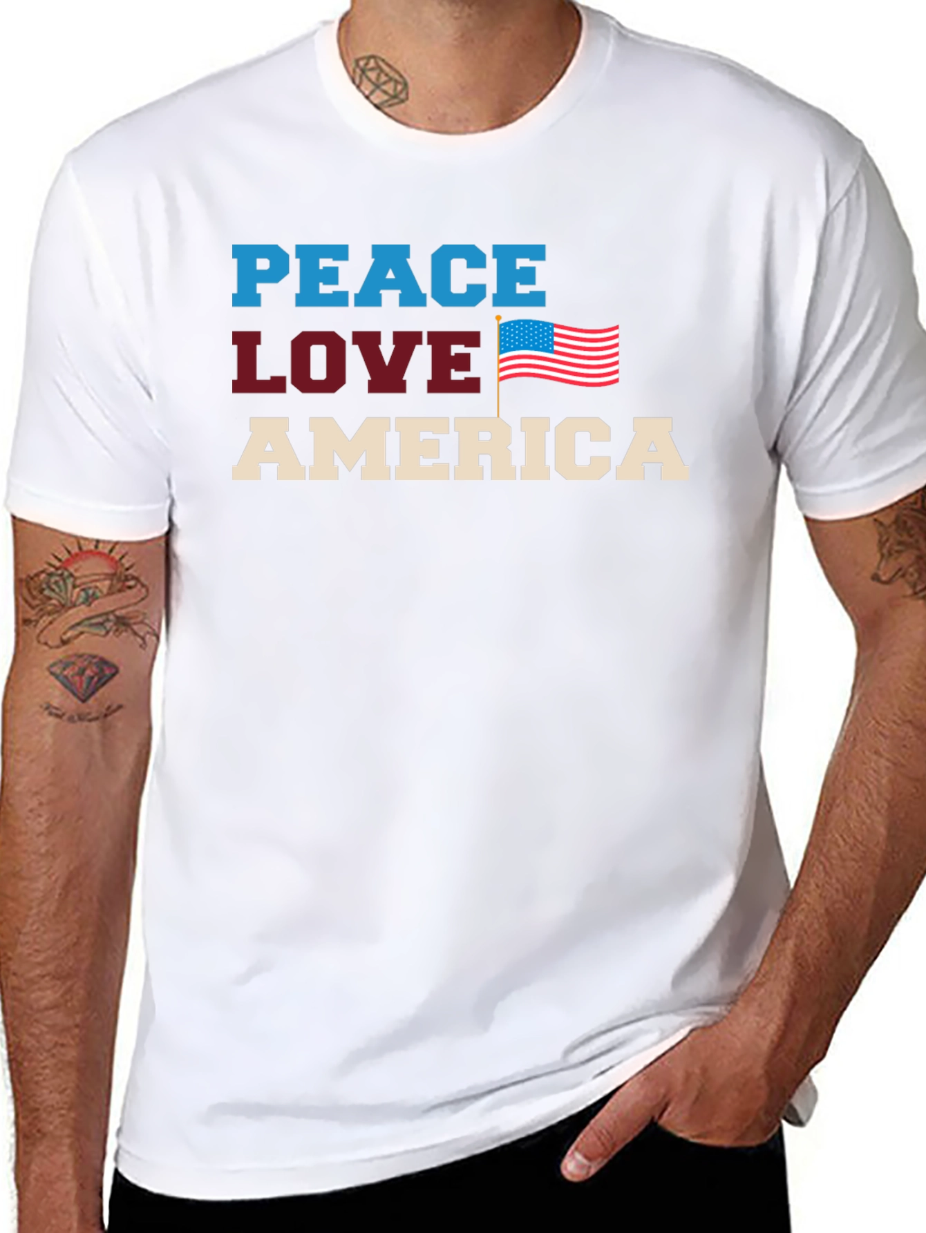 Peace Love America T-Shirt