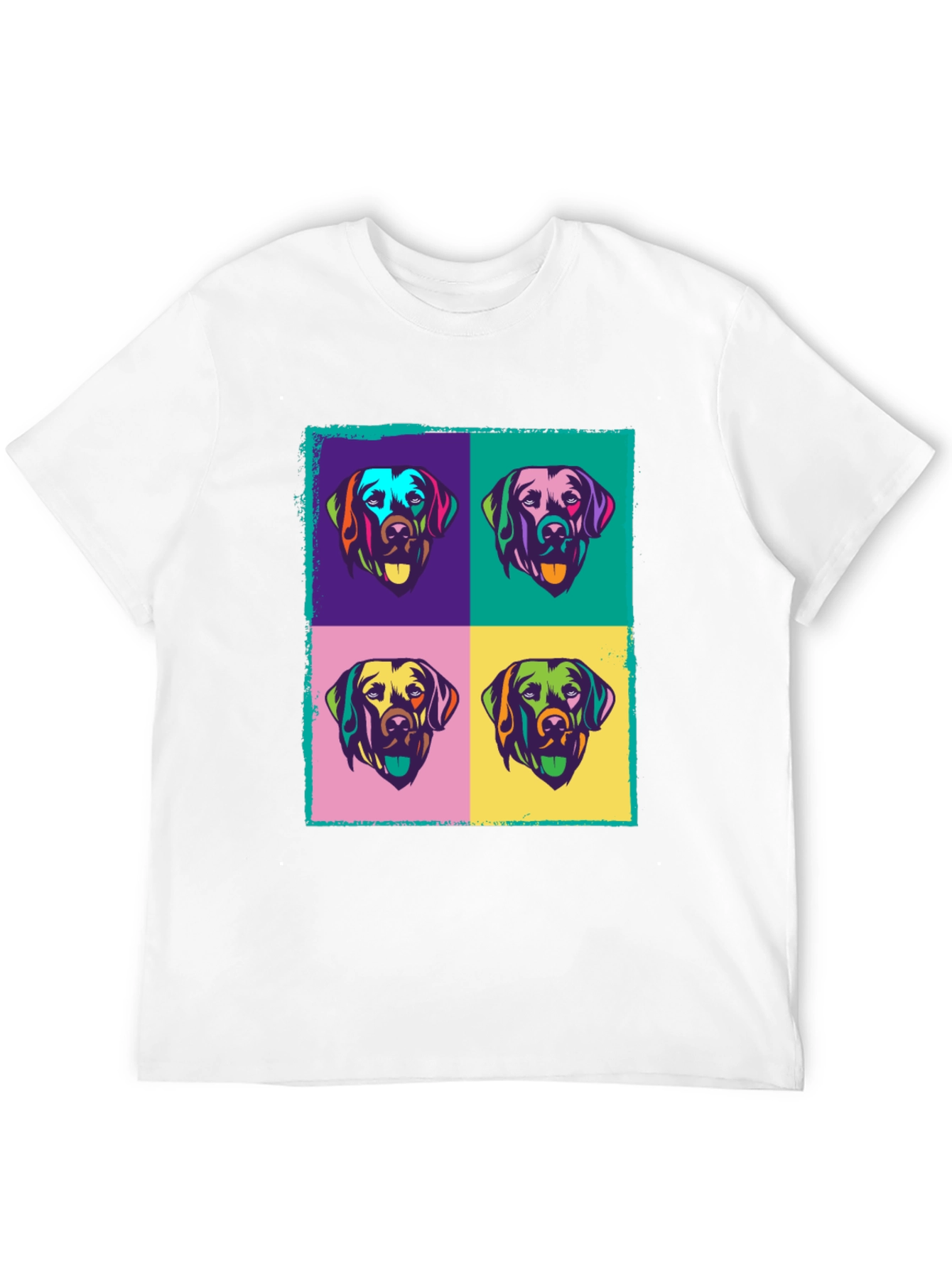 Pop Art Dog Graphic T-Shirt