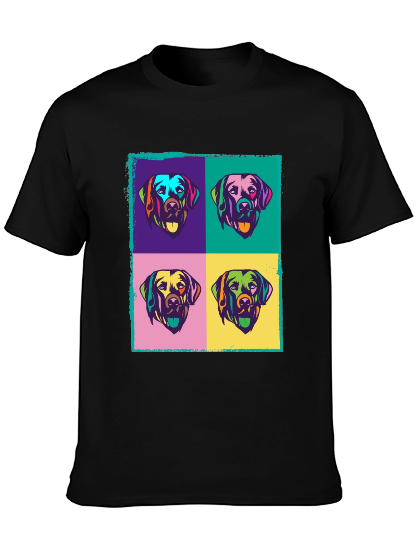 Pop Art Dog Graphic T-Shirt