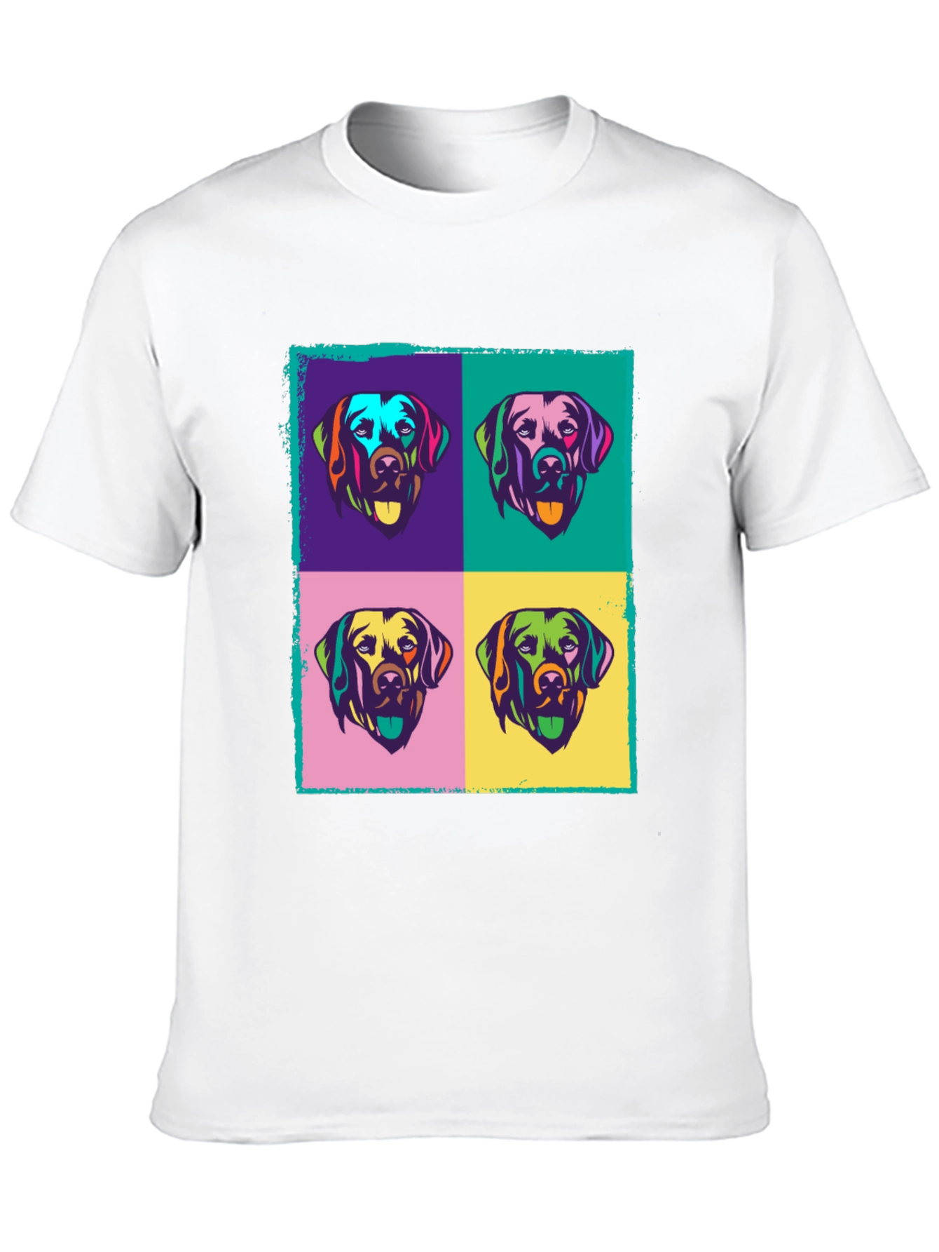 Pop Art Dog Graphic T-Shirt